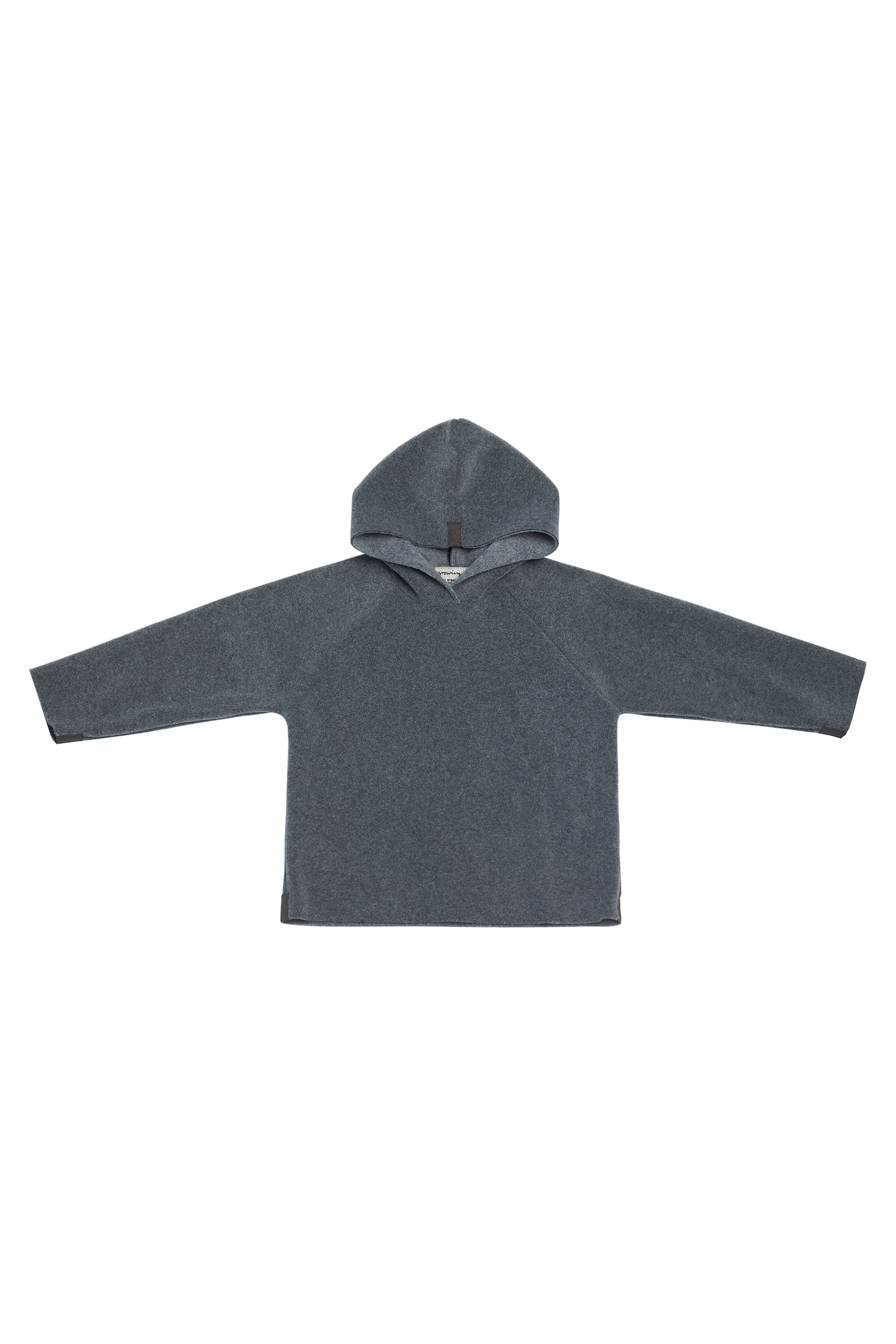 GROWING UP FLEECE BLOUSE HOOD TODDLER -108 GU BLUSER GREY 905