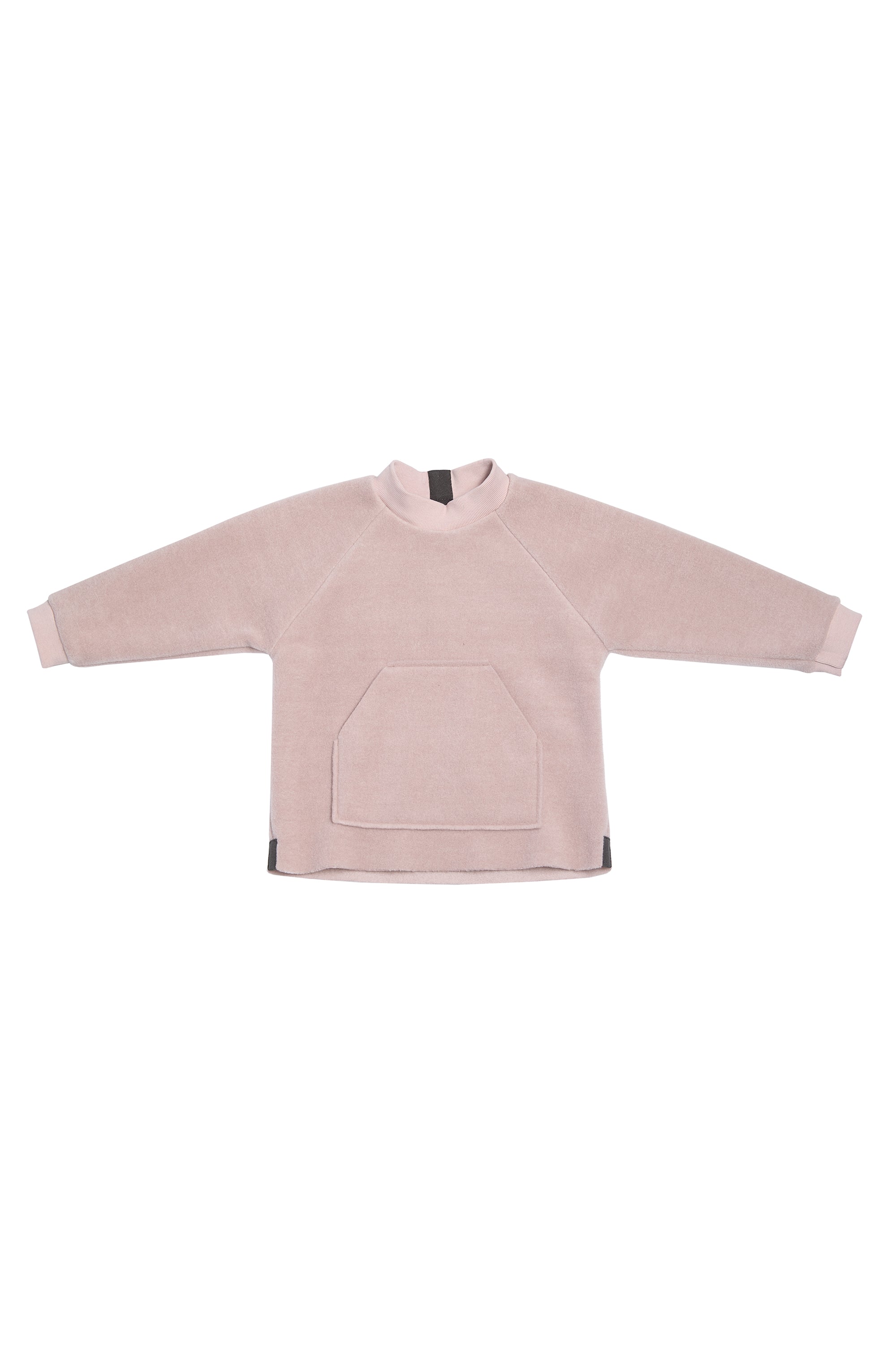GROWING UP FLEECE BLOUSE POCKET TODDLER - 109 GU BLUSER NUDE/NUDE 402