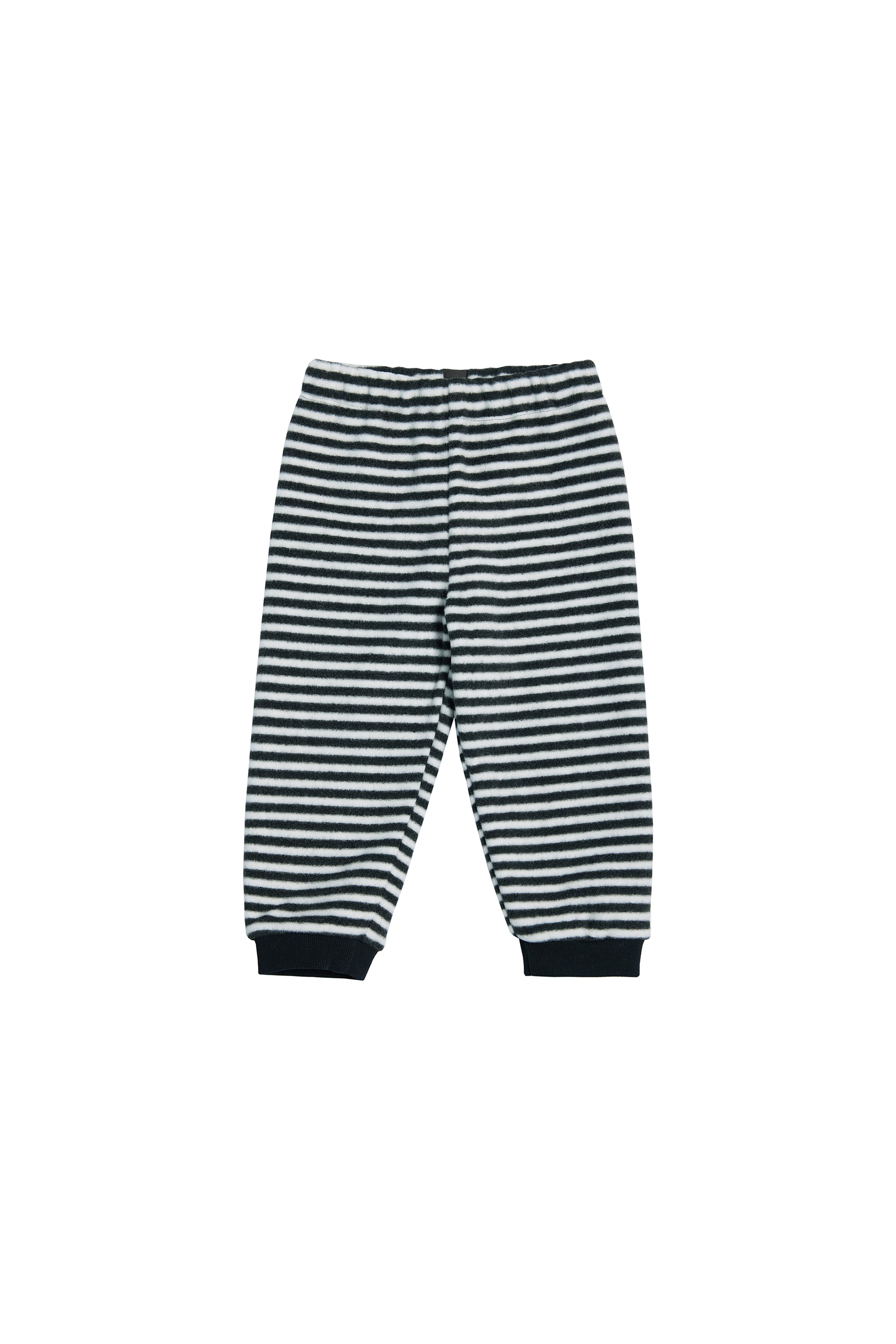 GROWING UP FLEECE TROUSERS TODDLER - 216 GU BUKSER STRIPES B&W 673