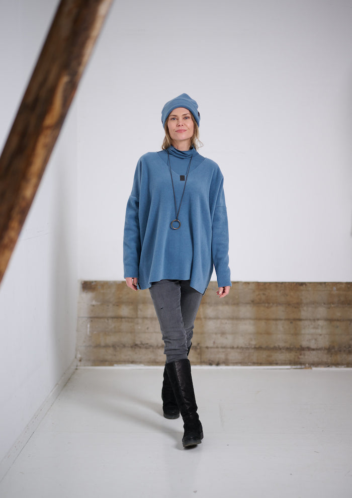 HENRIETTE STEFFENSEN COPENHAGEN HAT BEANIE - 4071 HATS DUSTY BLUE 794