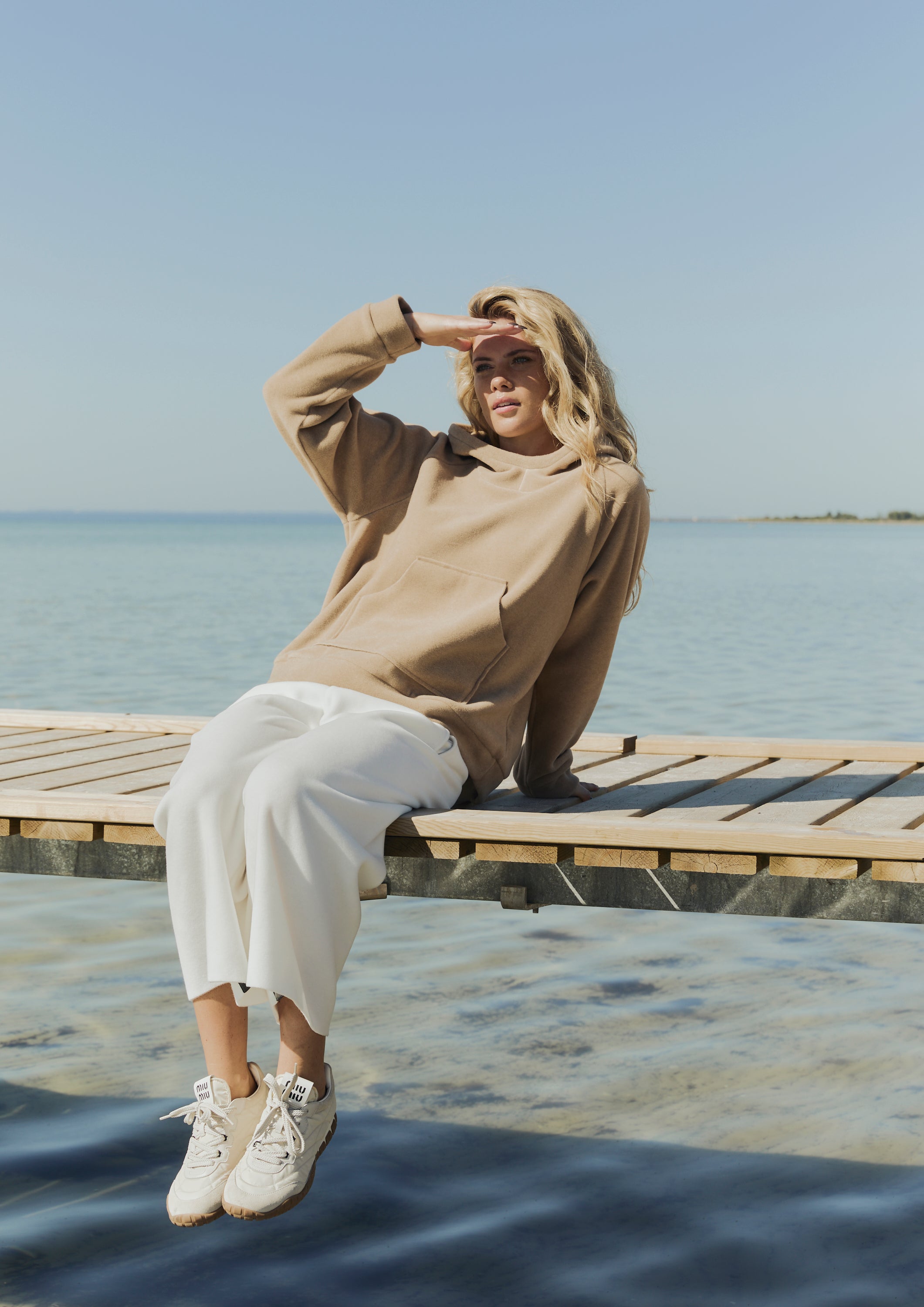 HENRIETTE STEFFENSEN COPENHAGEN HOODIE - 1383 HOODIES CAMEL 815