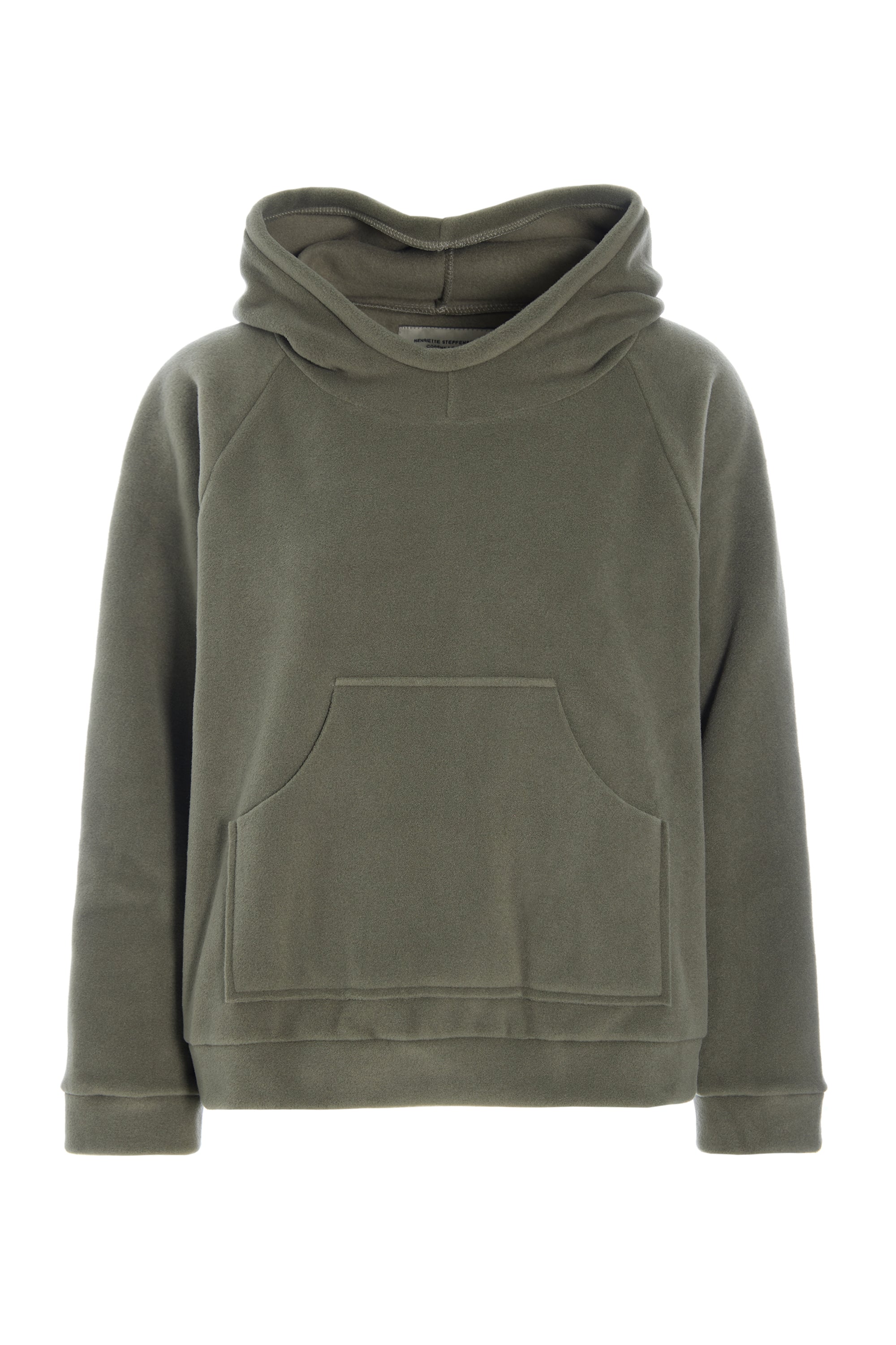 HENRIETTE STEFFENSEN COPENHAGEN HOODIE - 1383 HOODIES DUSTY GREEN 609