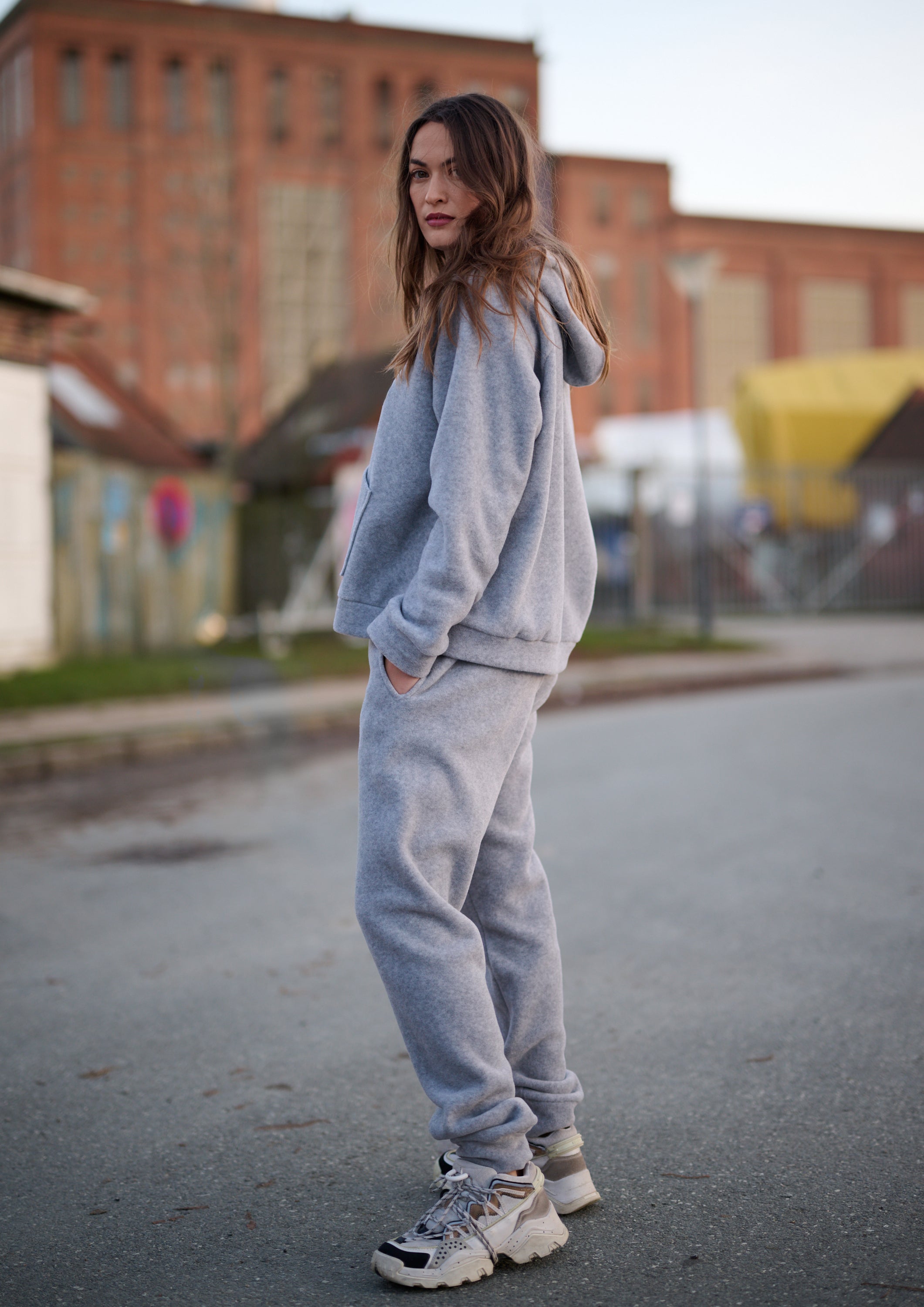 HENRIETTE STEFFENSEN COPENHAGEN HOODIE - 1383 HOODIES LIGHT GREY 876