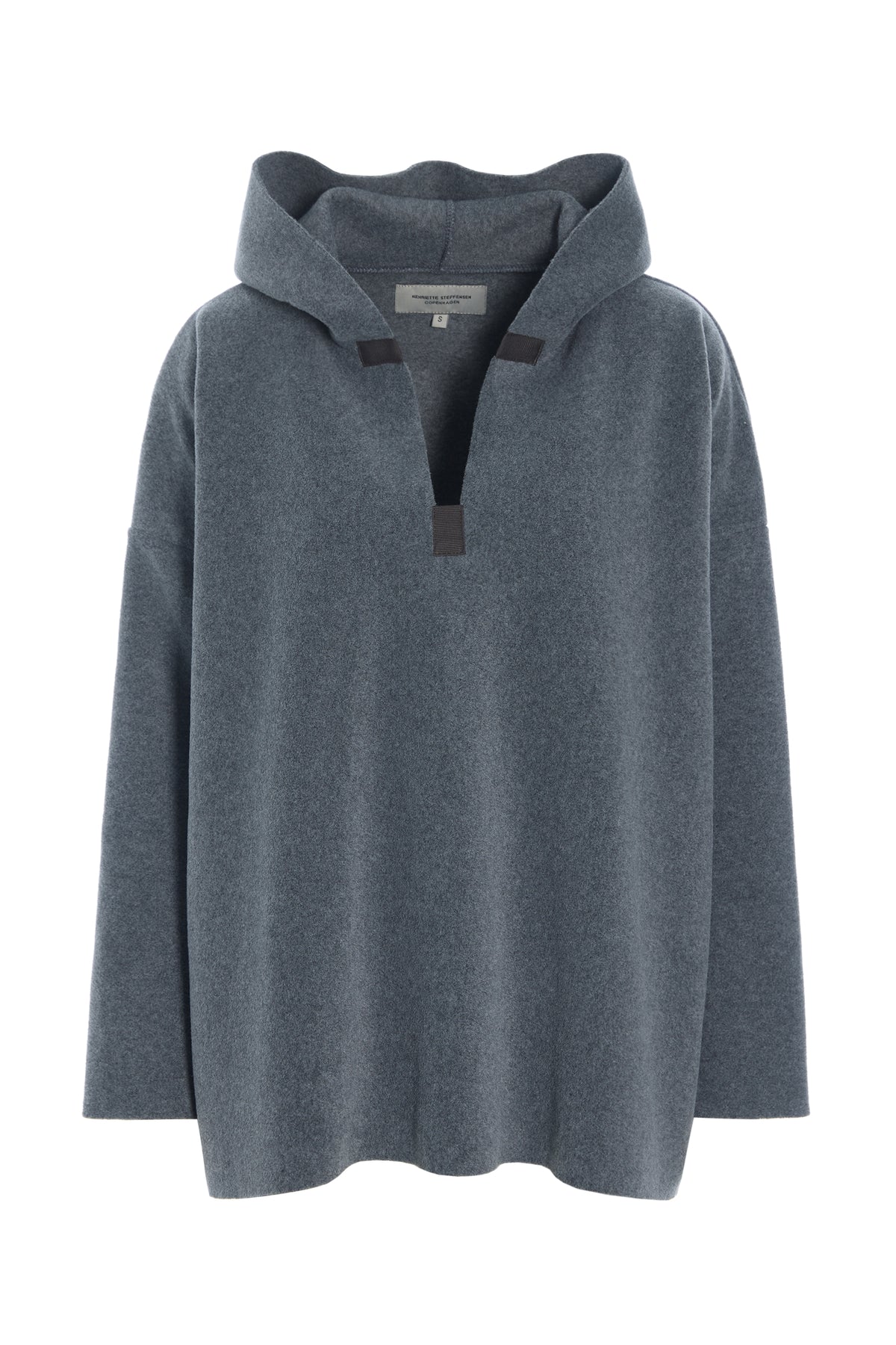 HENRIETTE STEFFENSEN COPENHAGEN HOODIE - 1413 BLUSER GREY 905