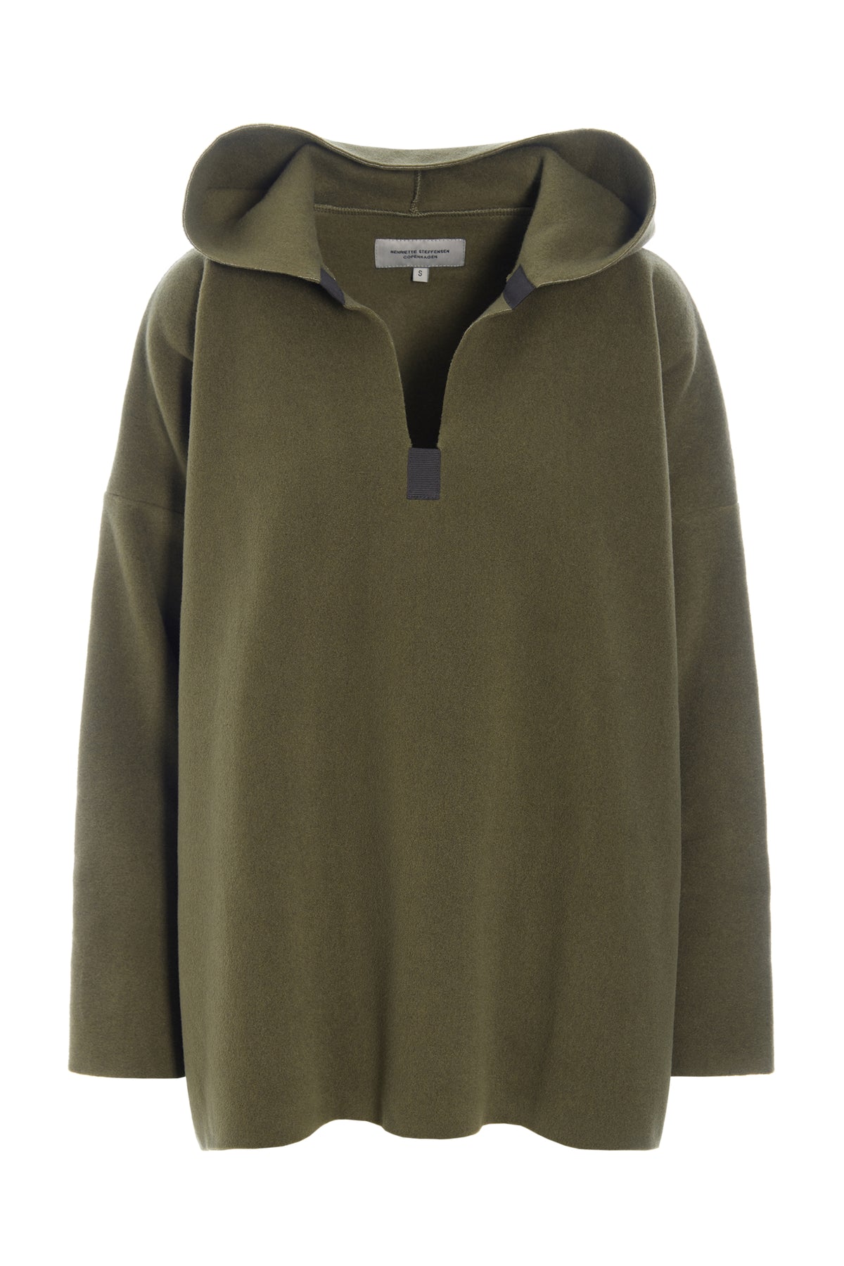 HENRIETTE STEFFENSEN COPENHAGEN HOODIE - 1413 BLUSER MOSS 611