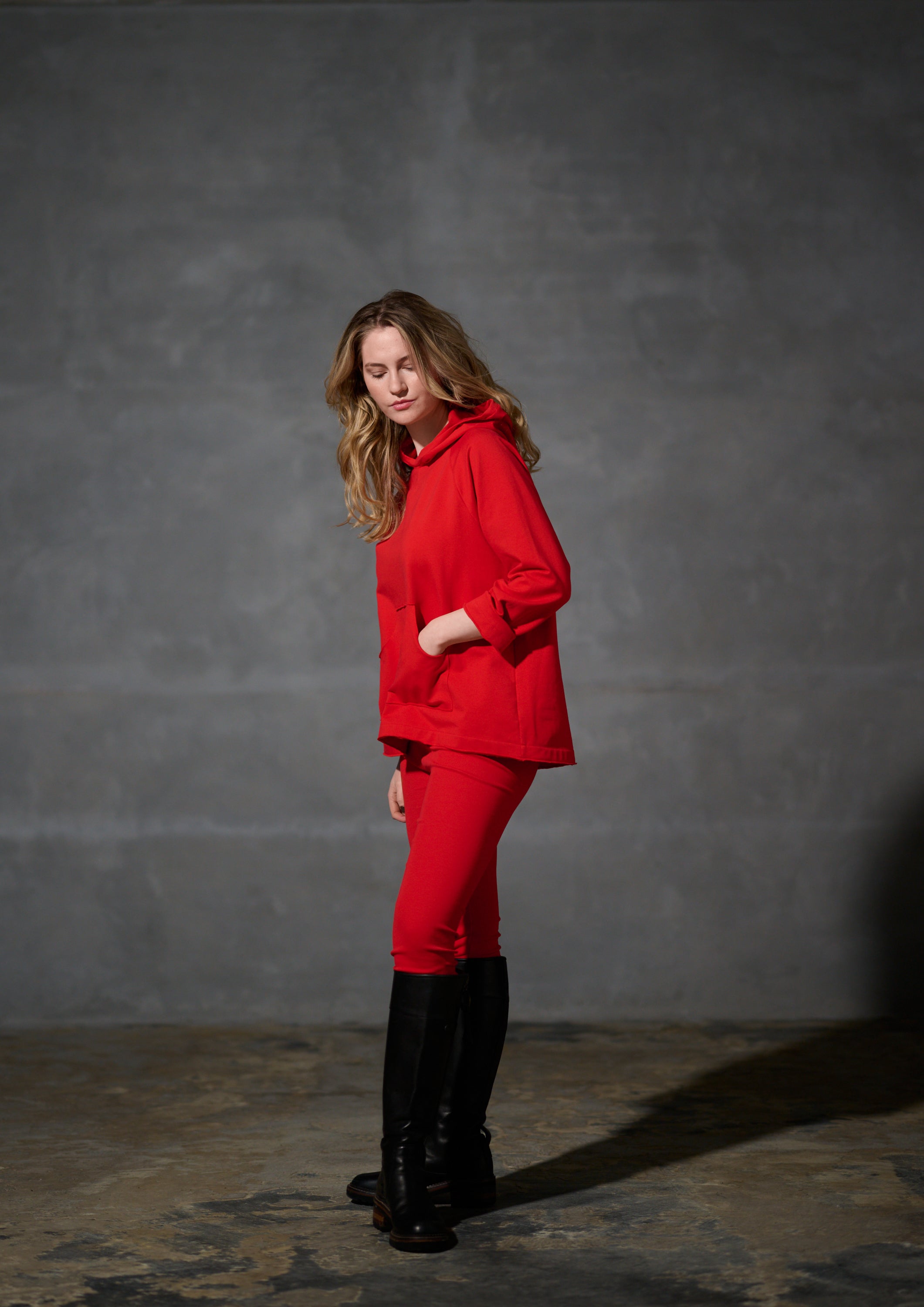 HENRIETTE STEFFENSEN COPENHAGEN HOODIE - 71015 HOODIES TOMATO 845