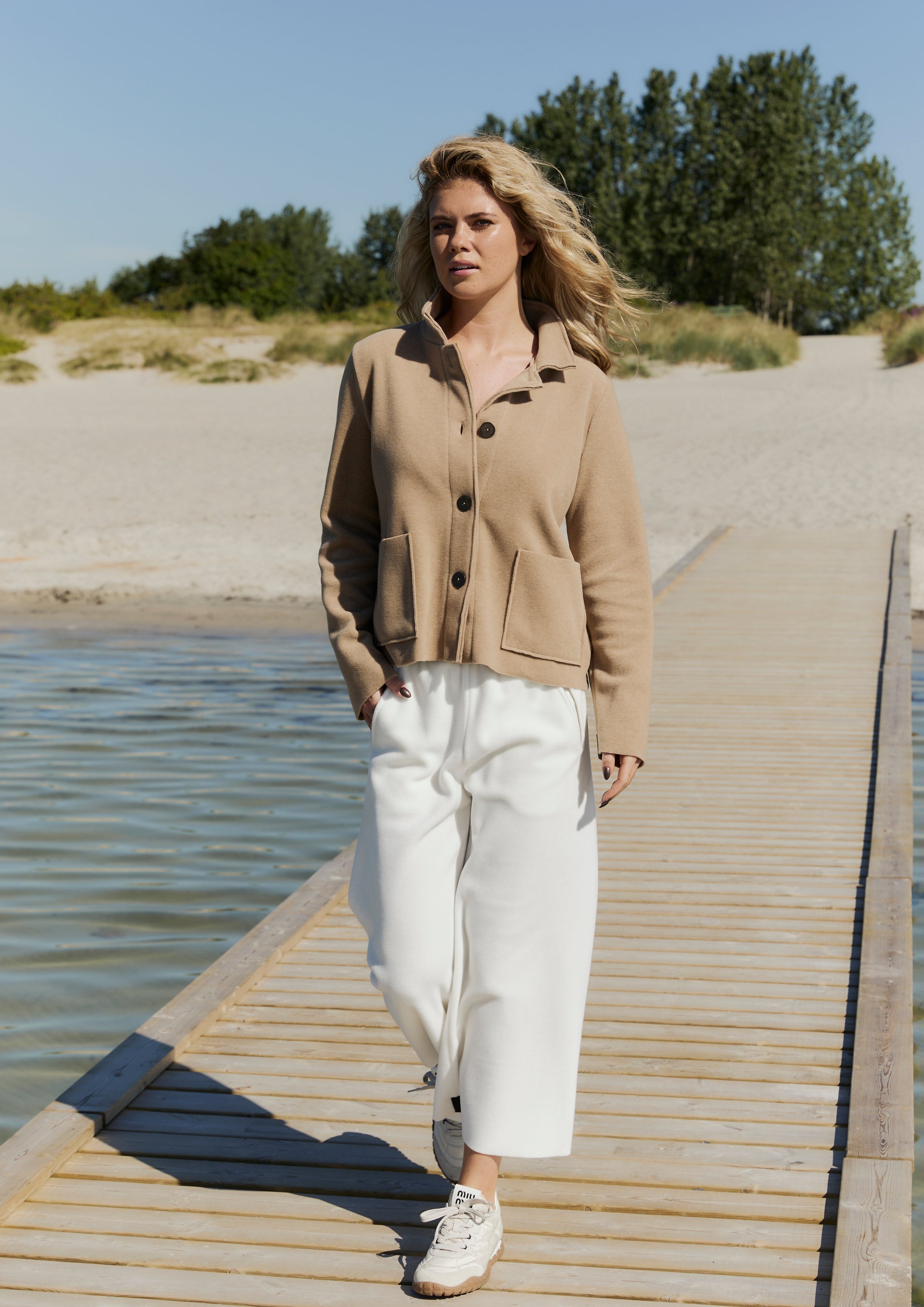 HENRIETTE STEFFENSEN COPENHAGEN JACKET - 7164 CARDIGANS CAMEL 815