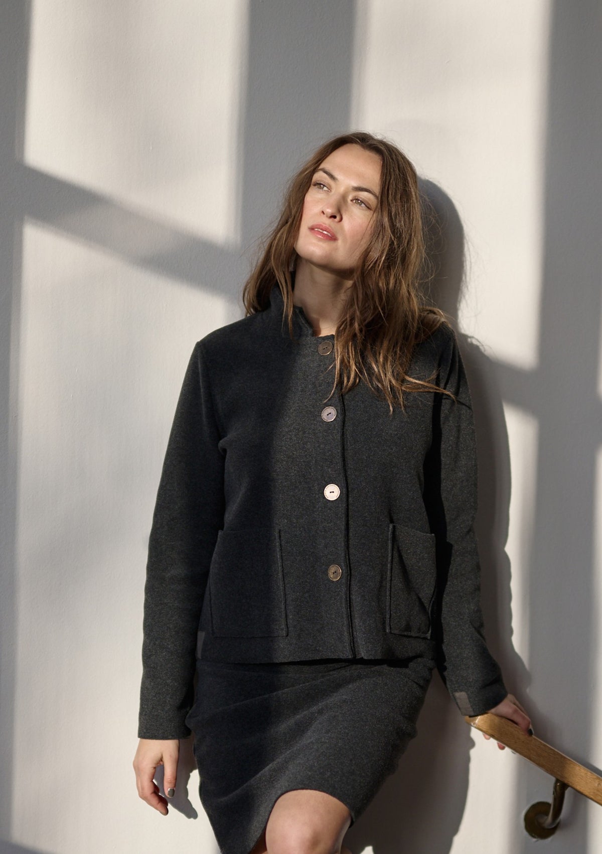 HENRIETTE STEFFENSEN COPENHAGEN JACKET - 7164 CARDIGANS SOFT BLACK 914