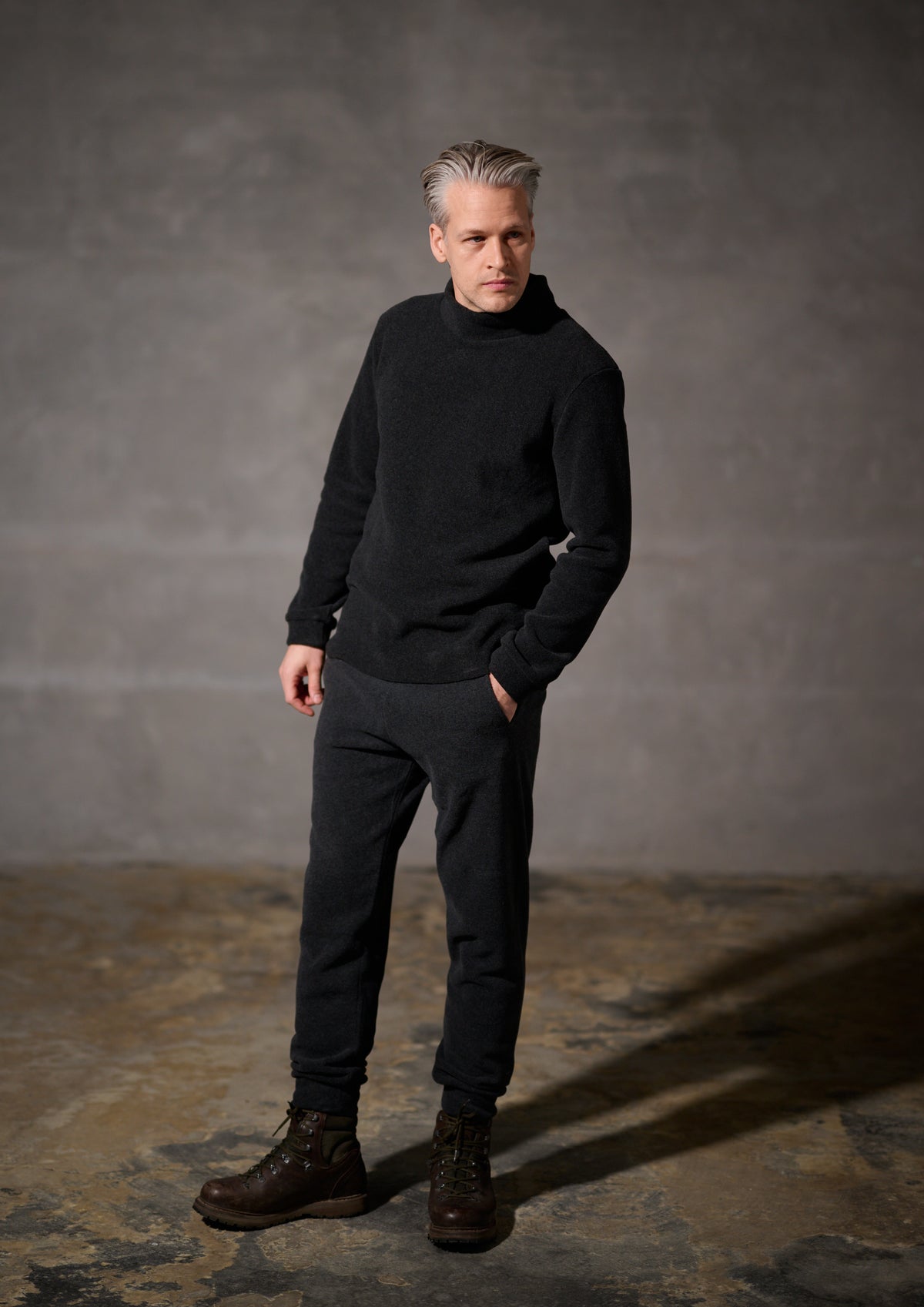 CARL BY STEFFENSEN COPENHAGEN JOGGING PANTS - 1022C BUKSER SOFT BLACK 914