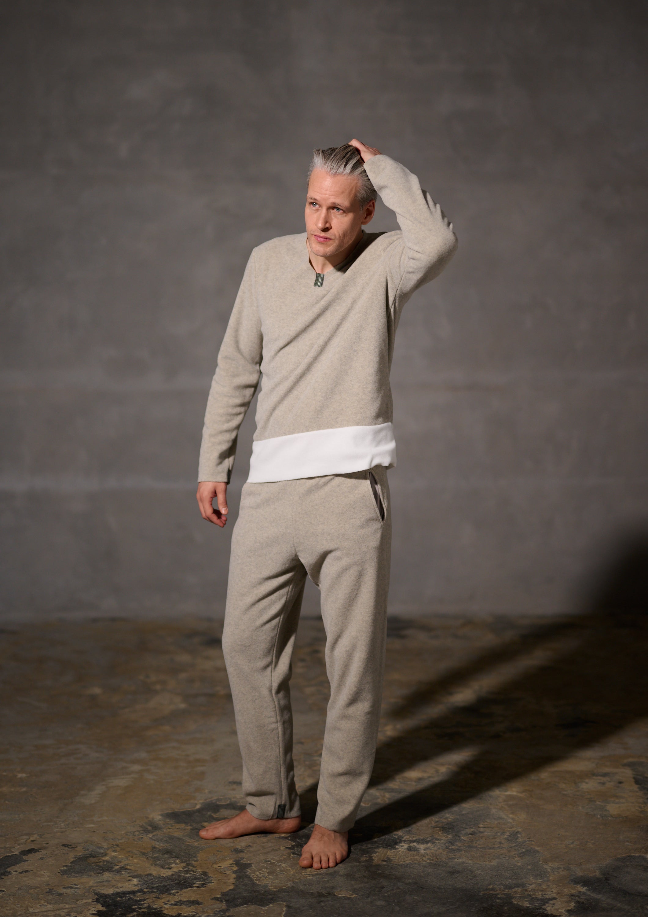 CARL BY STEFFENSEN COPENHAGEN JOGGING PANTS MEN - 1017C JOGGING SAND 805