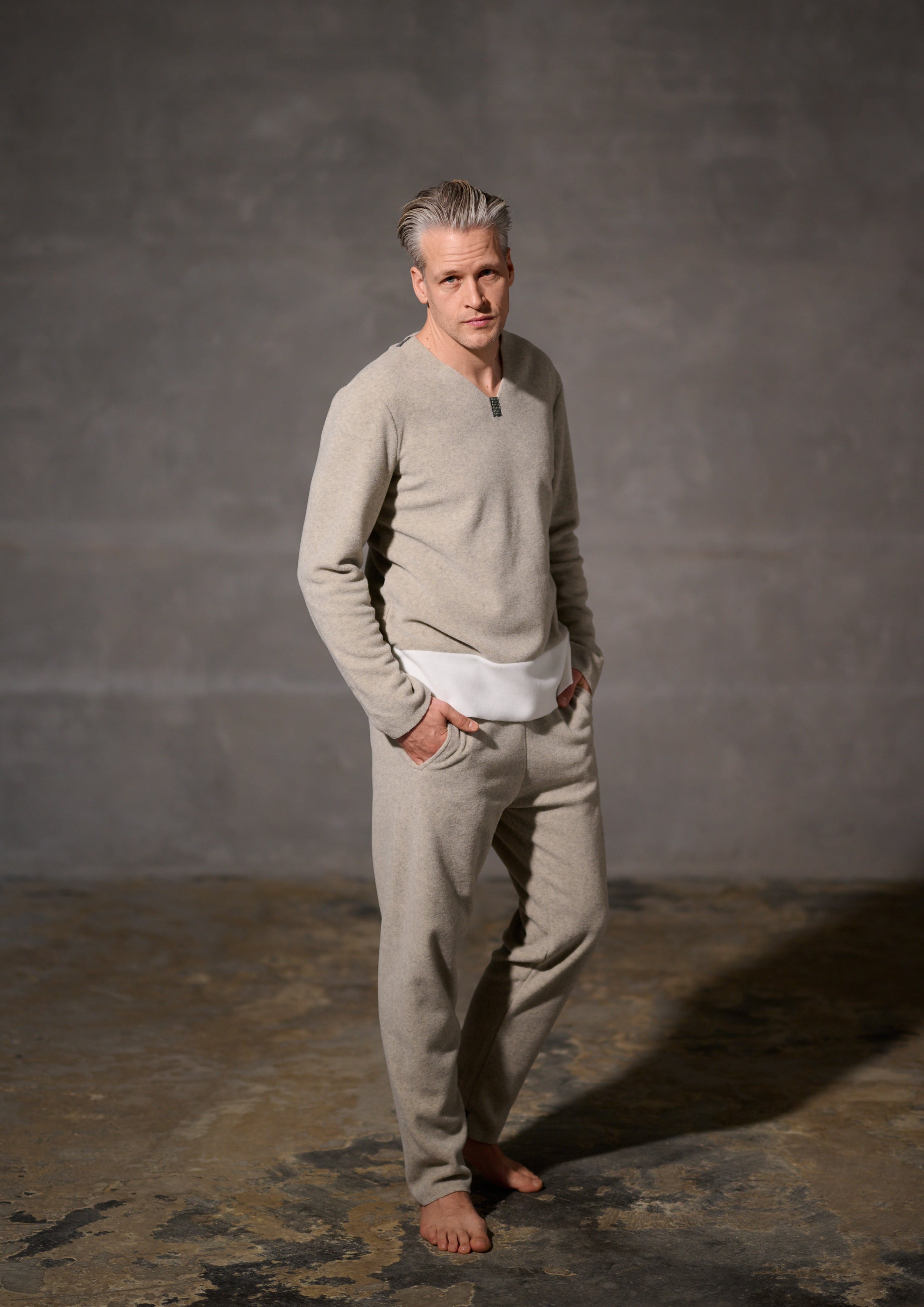 CARL BY STEFFENSEN COPENHAGEN JOGGING PANTS MEN - 1017C JOGGING SAND 805