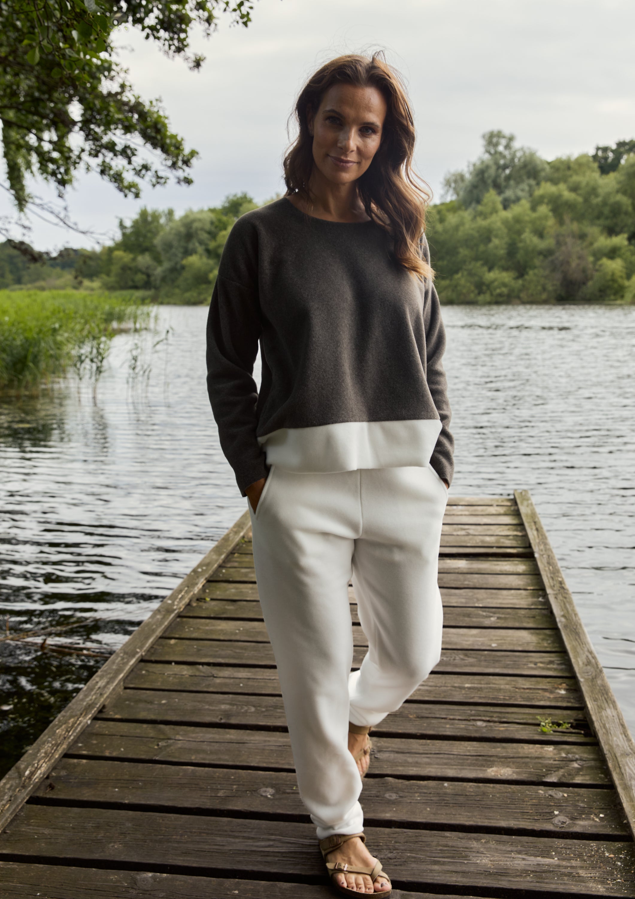 HENRIETTE STEFFENSEN COPENHAGEN JOGGING PANTS WOMEN - 2120 JOGGING OFF WHITE 802