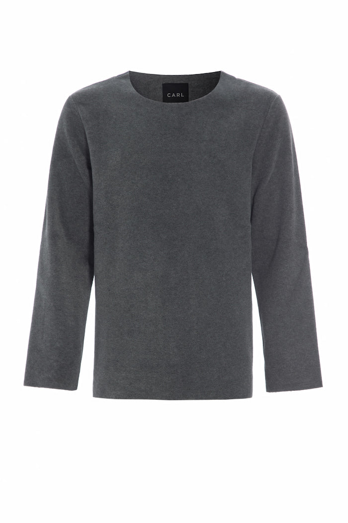 CARL BY STEFFENSEN COPENHAGEN JUMPER - 1000C BLOUSES & SWEATERS GREY 905