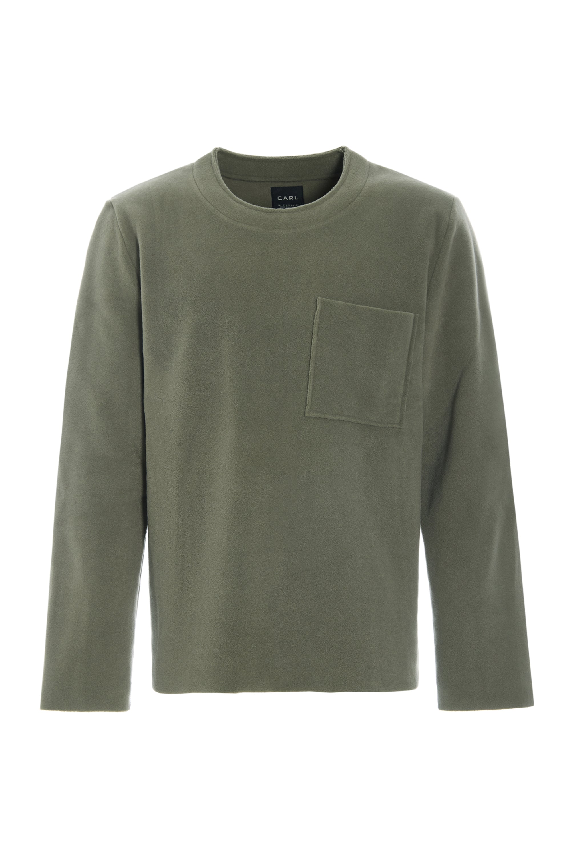 CARL BY STEFFENSEN COPENHAGEN JUMPER - 1057C BLOUSES & SWEATERS DUSTY GREEN 609