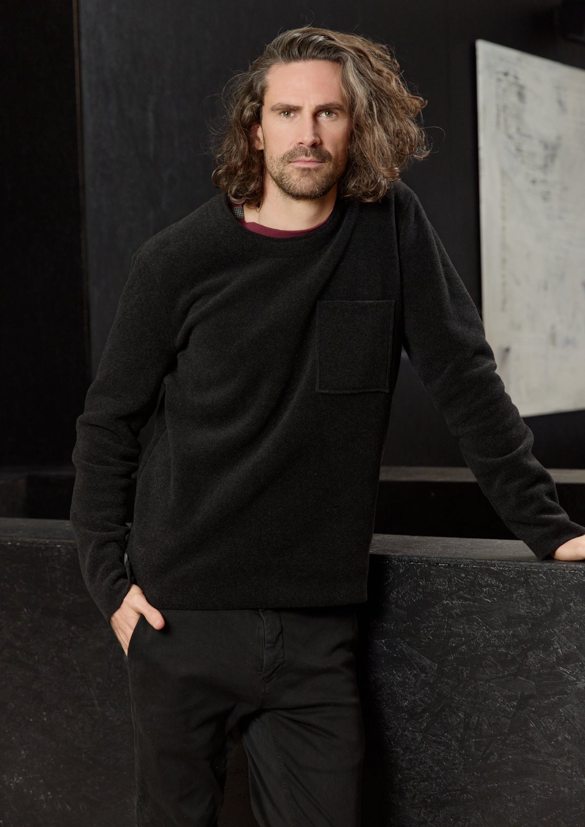 CARL BY STEFFENSEN COPENHAGEN JUMPER - 1057C BLOUSES & SWEATERS SOFT BLACK 914