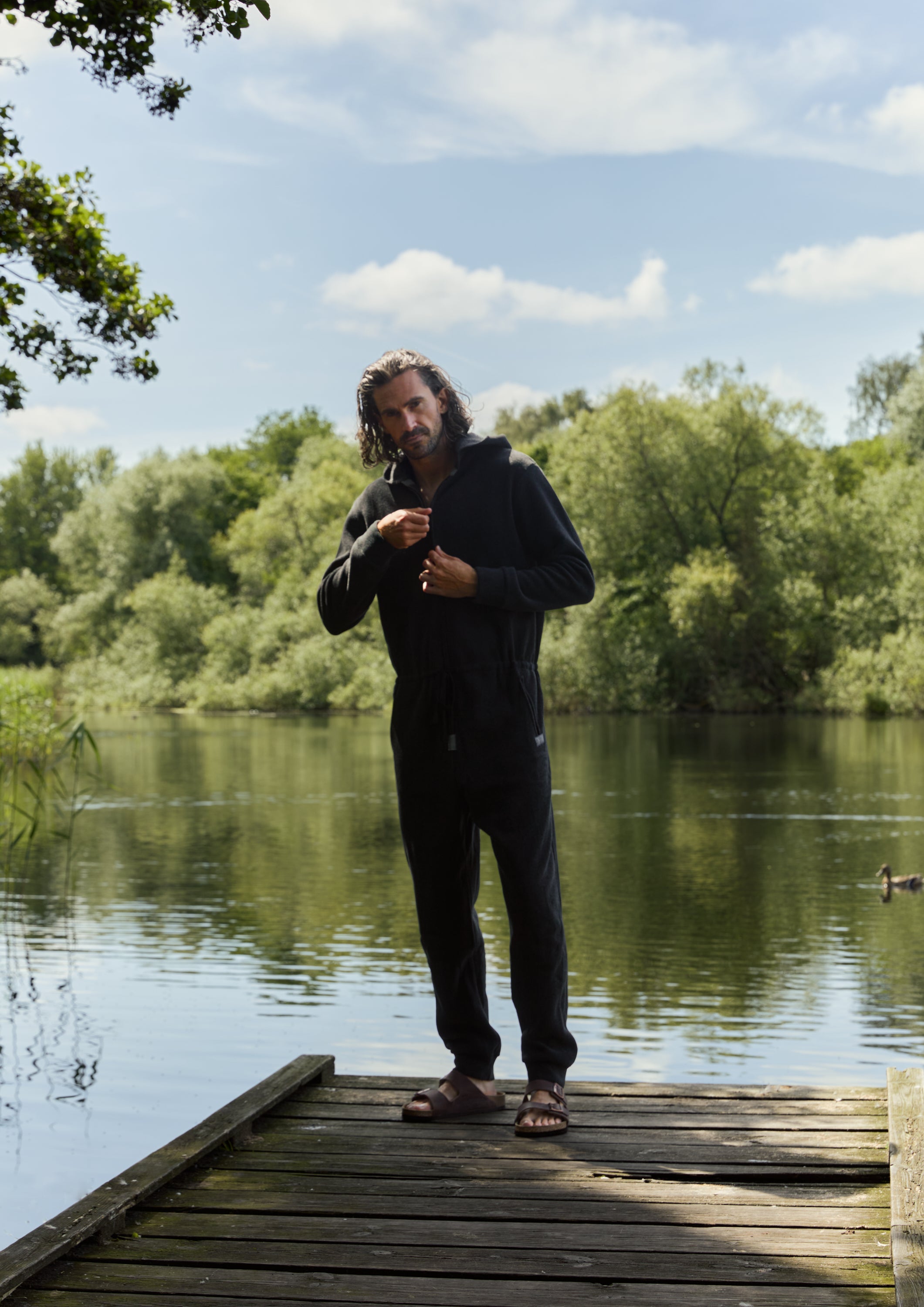 CARL BY STEFFENSEN COPENHAGEN JUMPSUIT MEN - 2900C JUMPSUITS SOFT BLACK 914