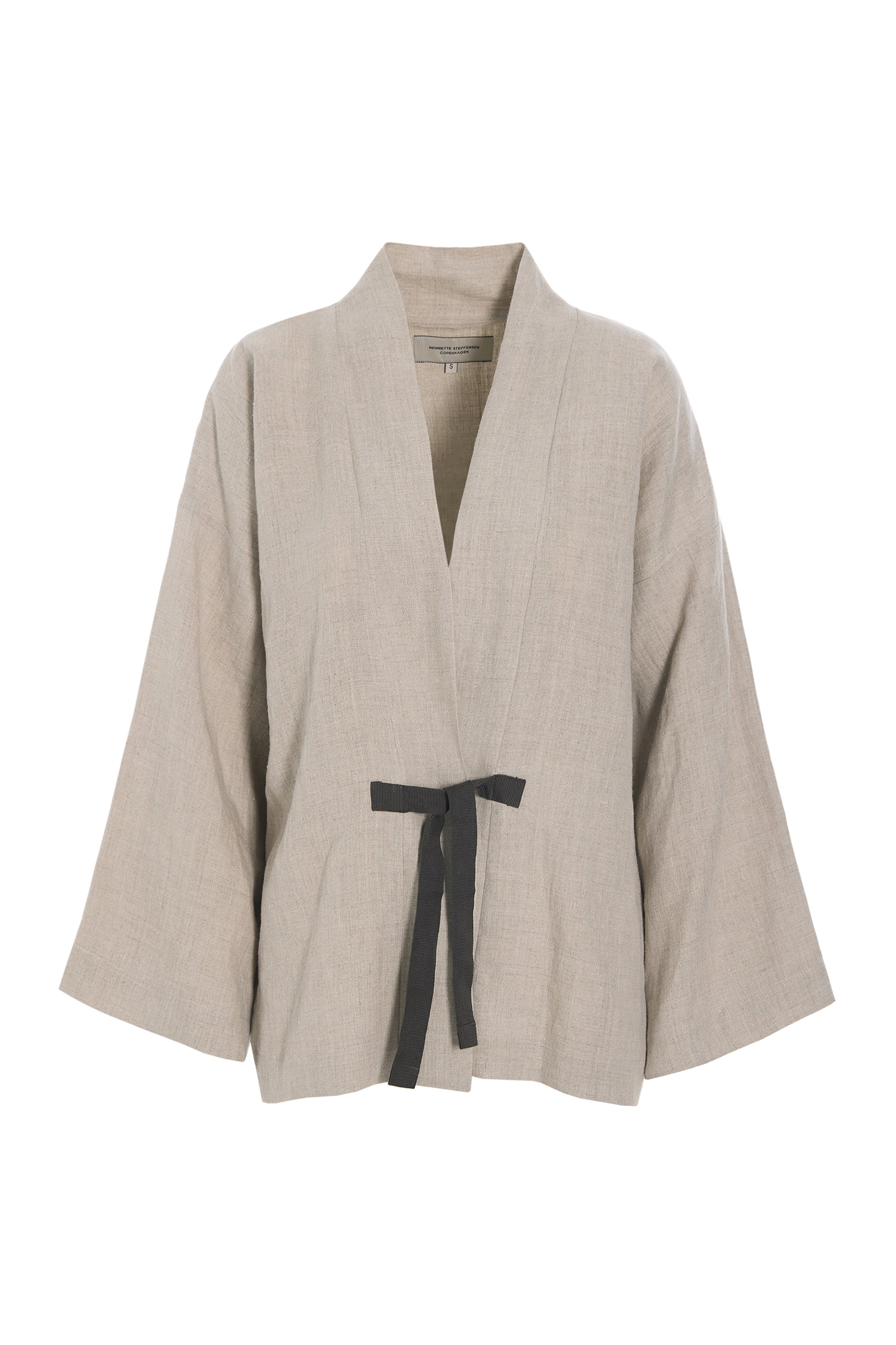 HENRIETTE STEFFENSEN COPENHAGEN KIMONO JACKET - 87000 CARDIGANS NATURE 446