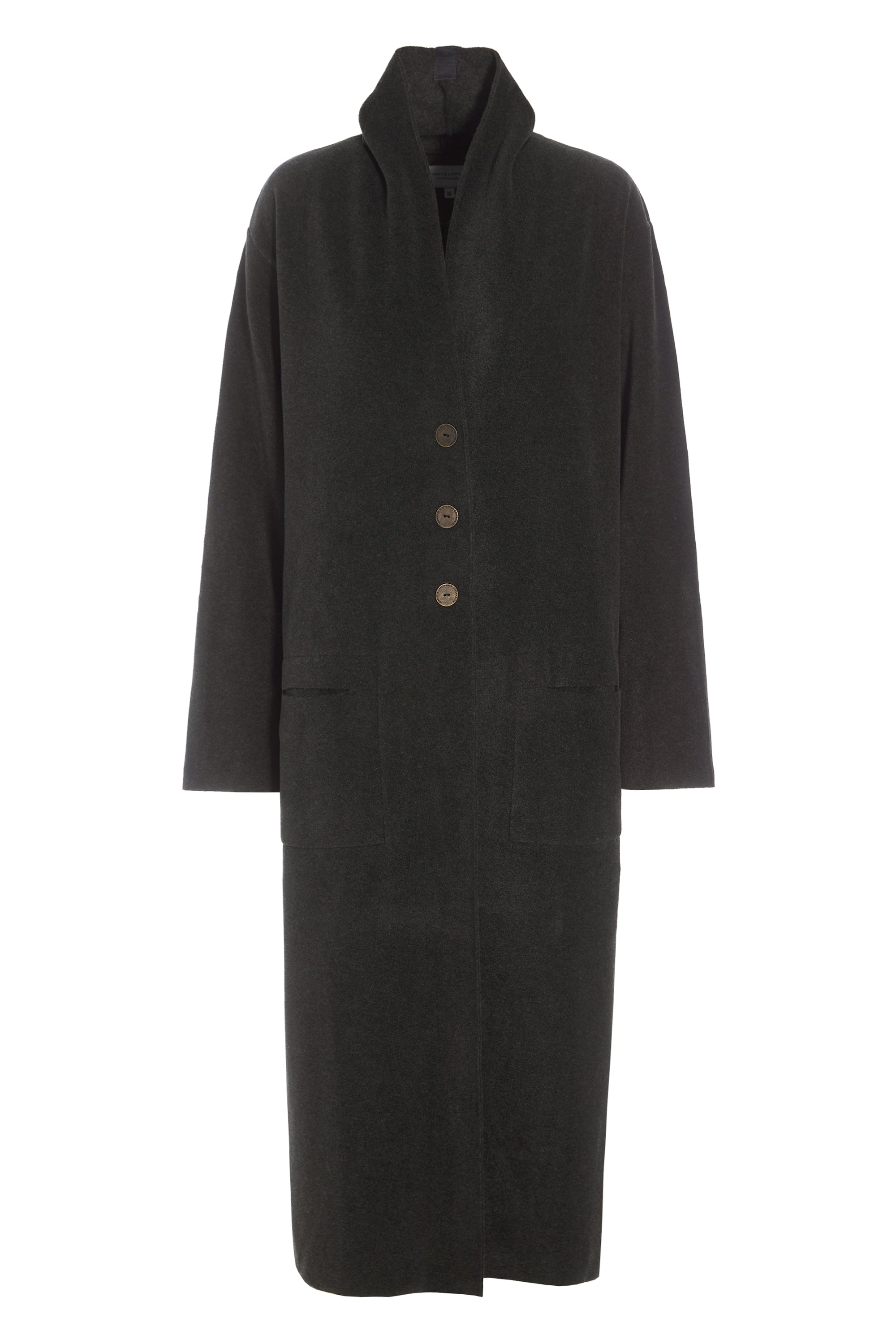 HENRIETTE STEFFENSEN COPENHAGEN LONG CARDIGAN - 7162 CARDIGANS CHOCOLATE 844