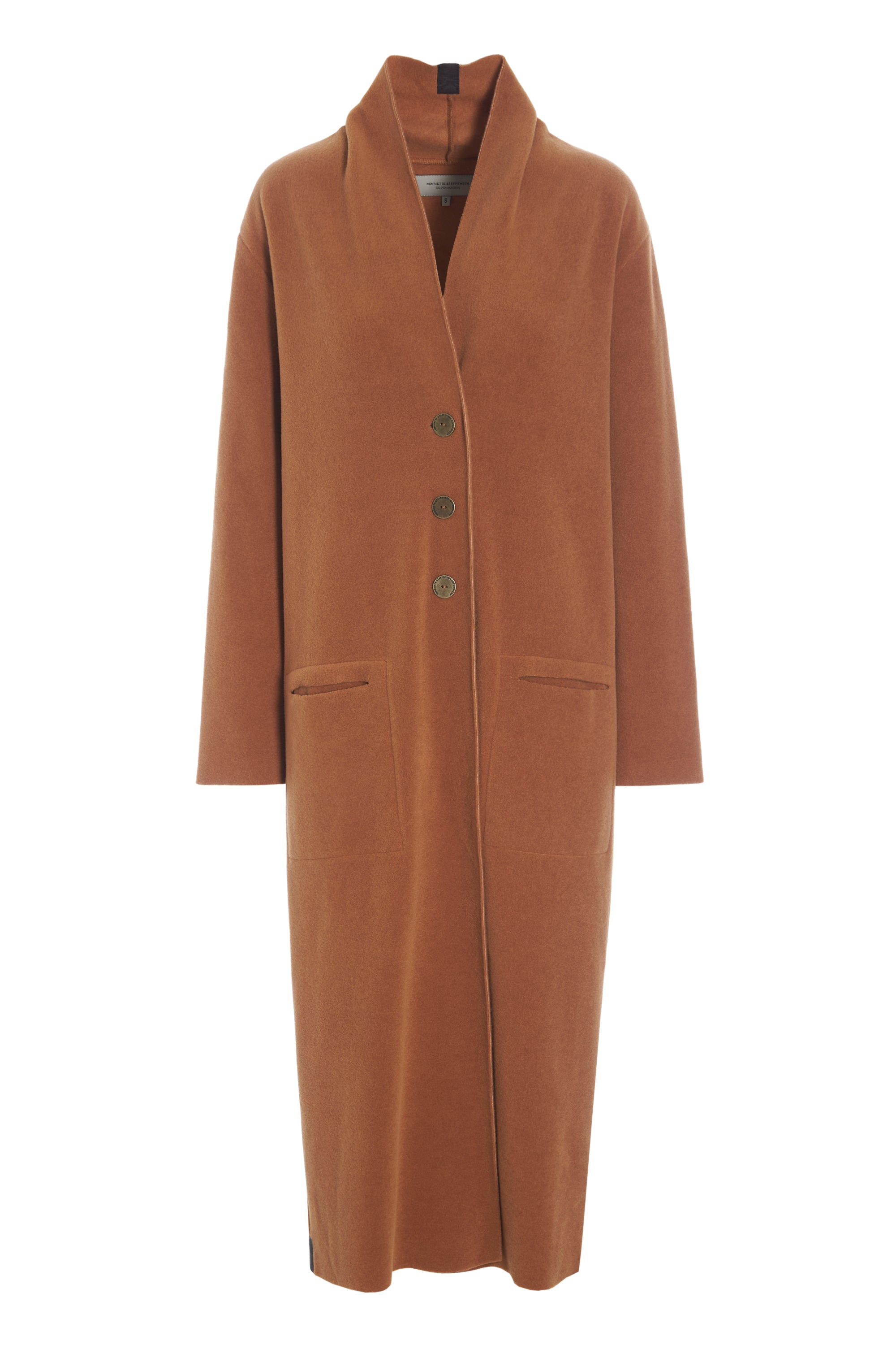 HENRIETTE STEFFENSEN COPENHAGEN LONG CARDIGAN - 7162 CARDIGANS RUST 706