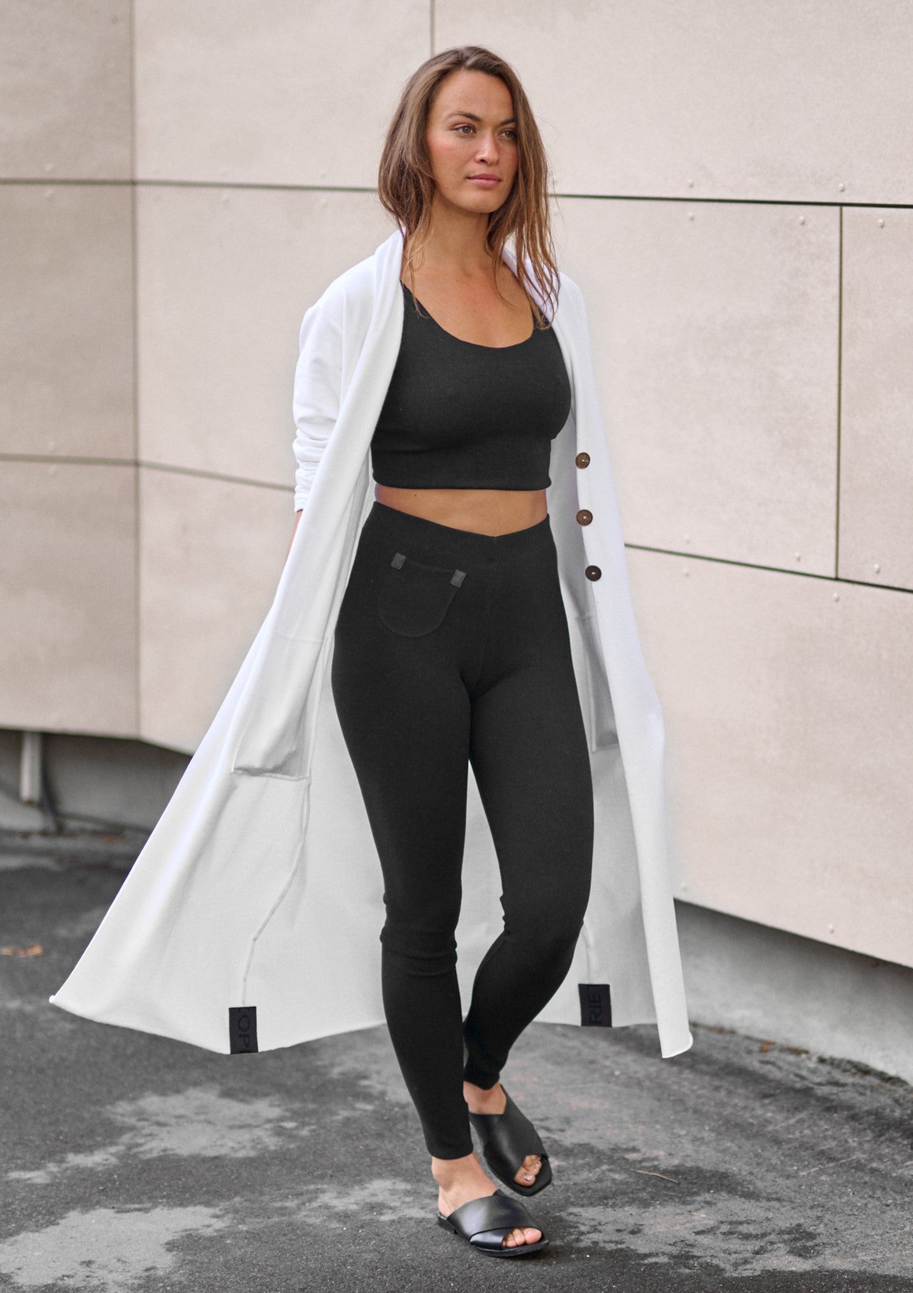HENRIETTE STEFFENSEN COPENHAGEN LONG CARDIGAN - 77002 CARDIGANS WHITE 816