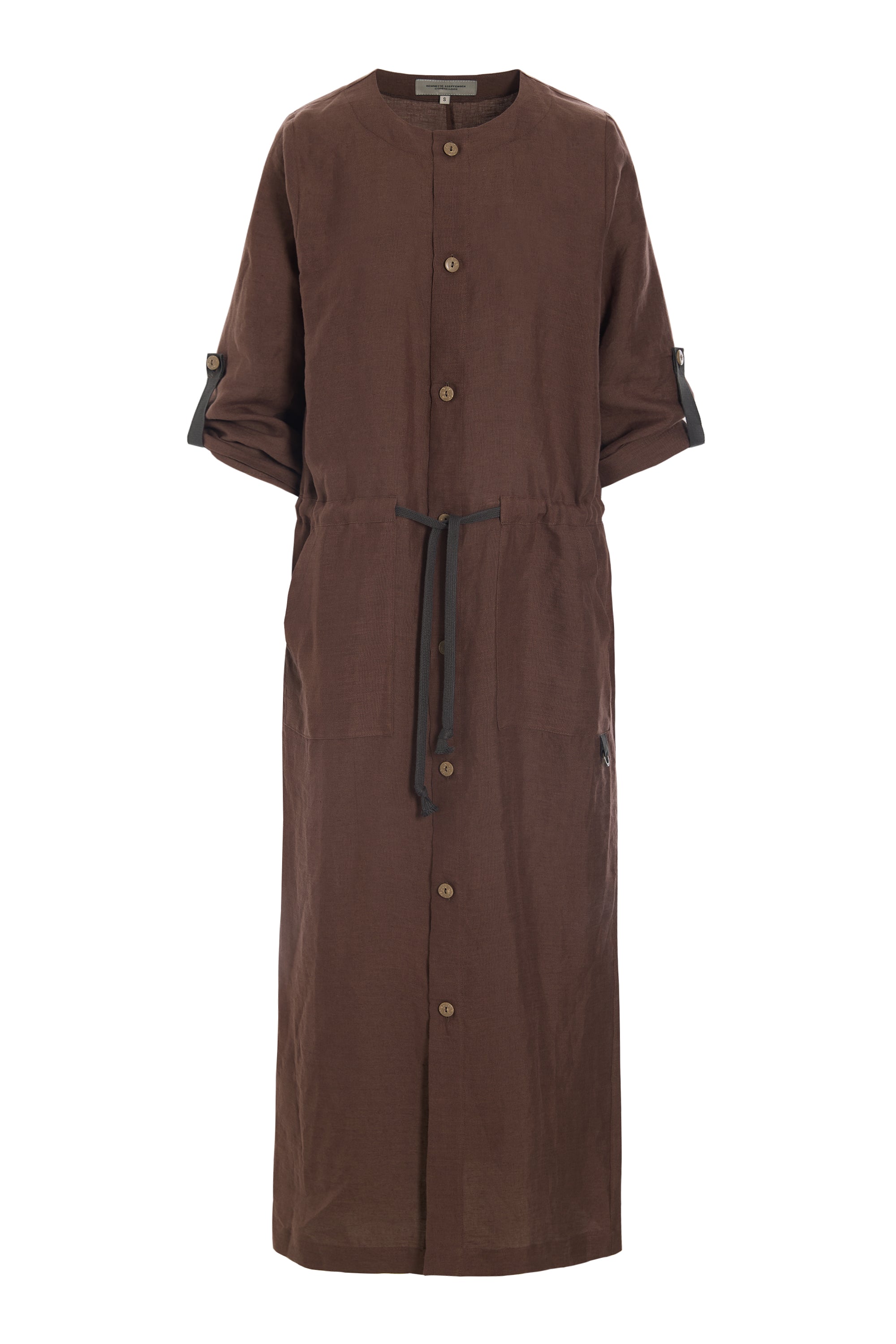 HENRIETTE STEFFENSEN COPENHAGEN LONG JACKET - 87001 JACKETS CHOCOLATE 844