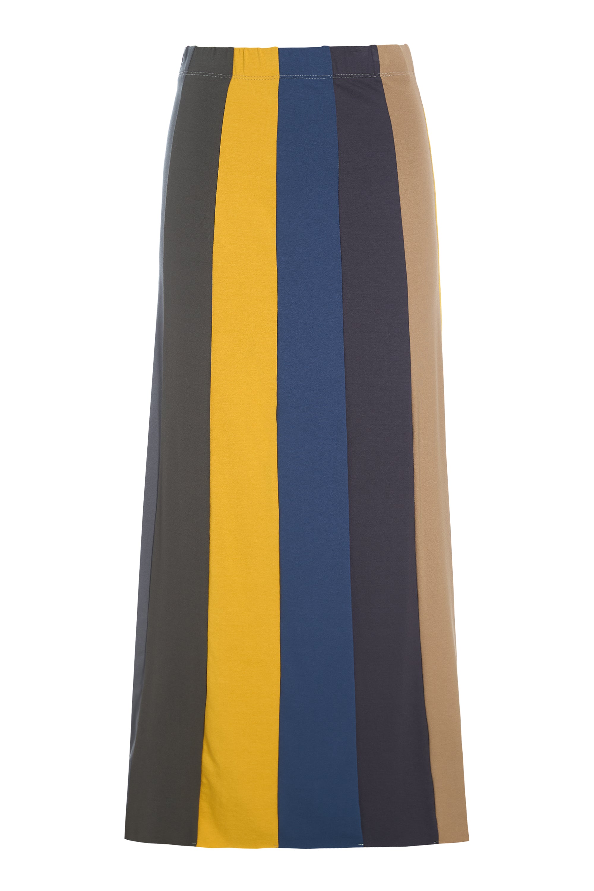 HENRIETTE STEFFENSEN COPENHAGEN LONG NO WASTE SKIRT - 98056 NEDERDELE MULTICOLOR 108