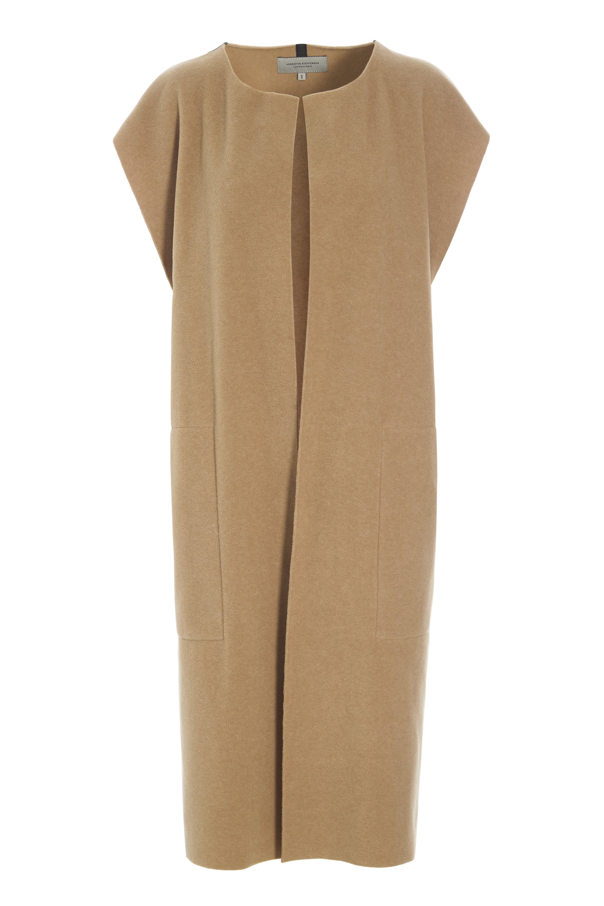HENRIETTE STEFFENSEN COPENHAGEN LONG VEST - 7169 VESTS CAMEL 815