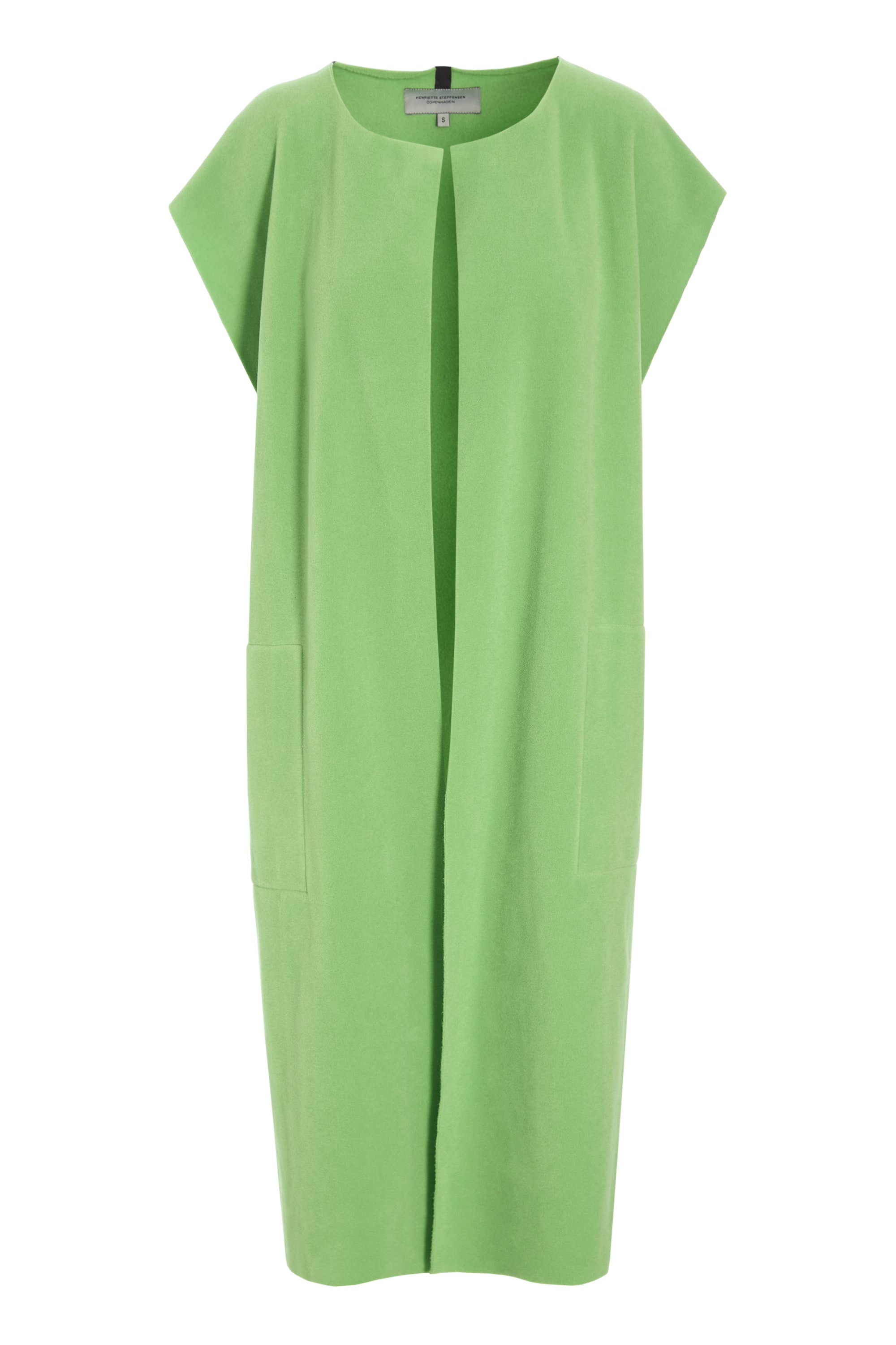HENRIETTE STEFFENSEN COPENHAGEN LONG VEST - 7169 VESTS JUICY GREEN 788