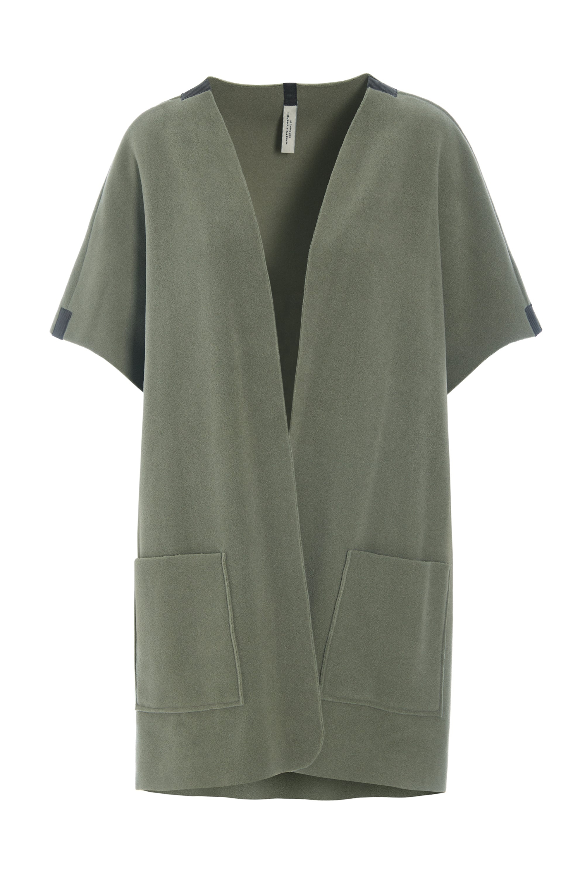 HENRIETTE STEFFENSEN COPENHAGEN LONG VEST - 7177 VESTS DUSTY GREEN 609
