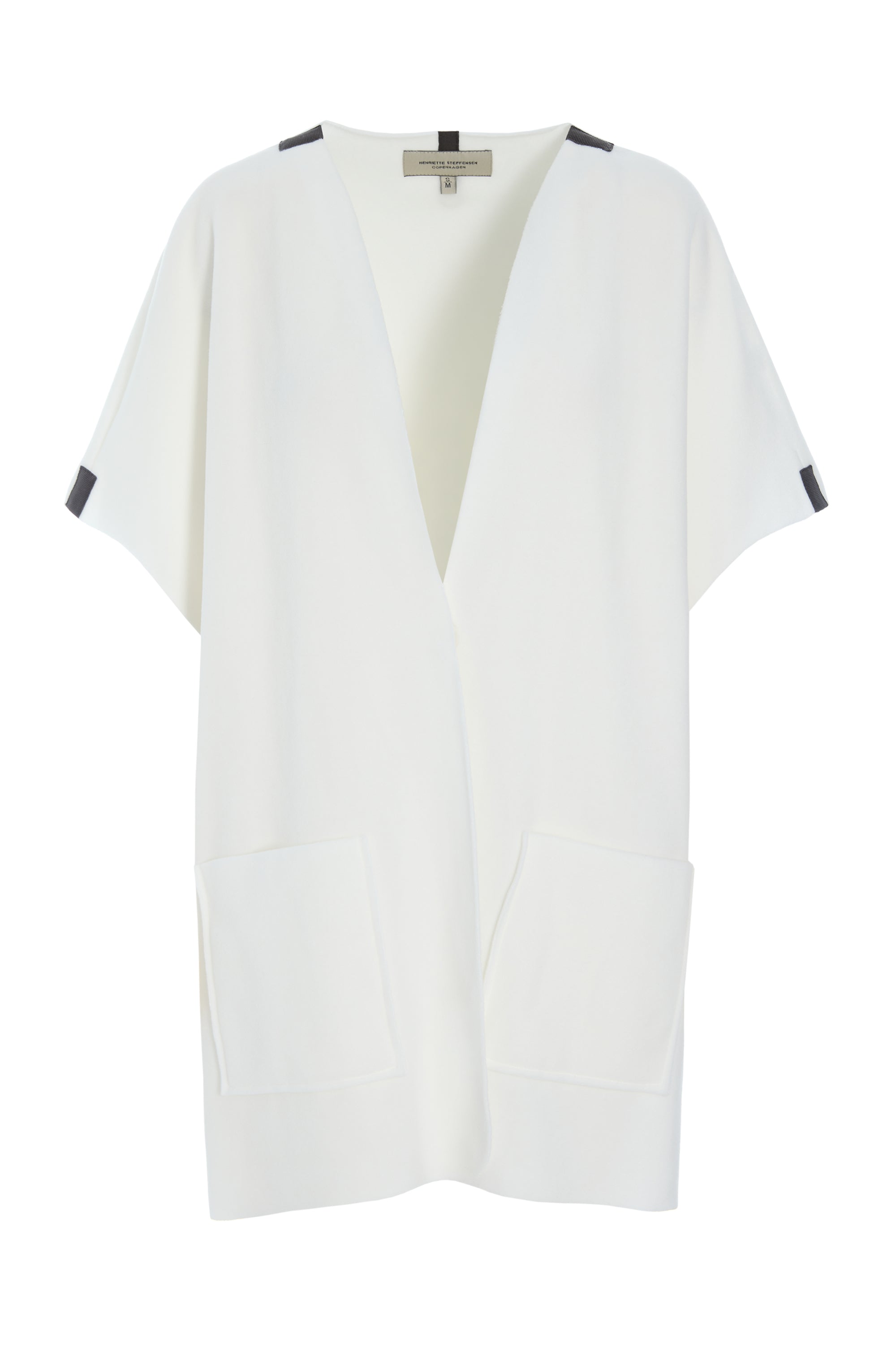 HENRIETTE STEFFENSEN COPENHAGEN LONG VEST - 7177 VESTS OFF WHITE 802