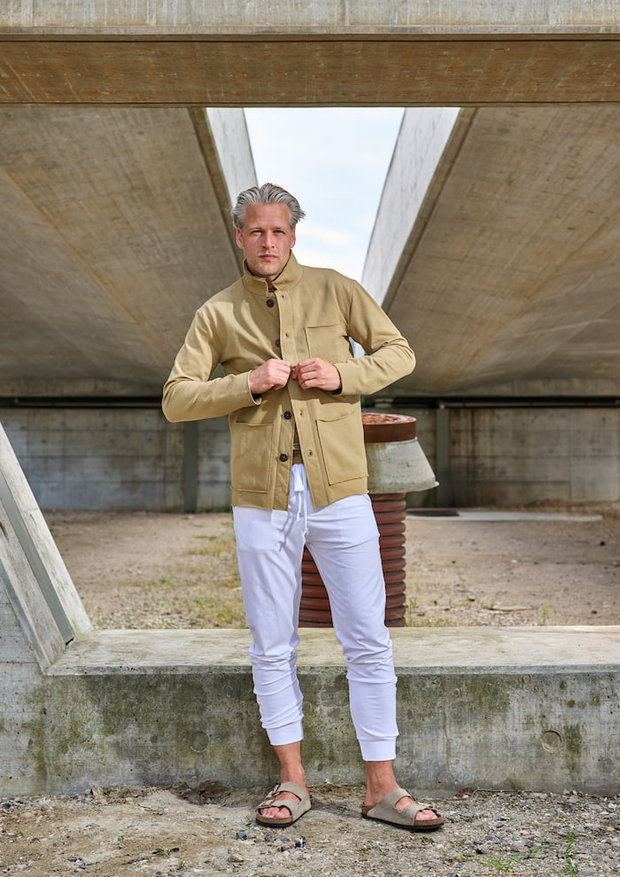 CARL BY STEFFENSEN COPENHAGEN LOUNGE PANTS - 1024C JOGGING WHITE 816