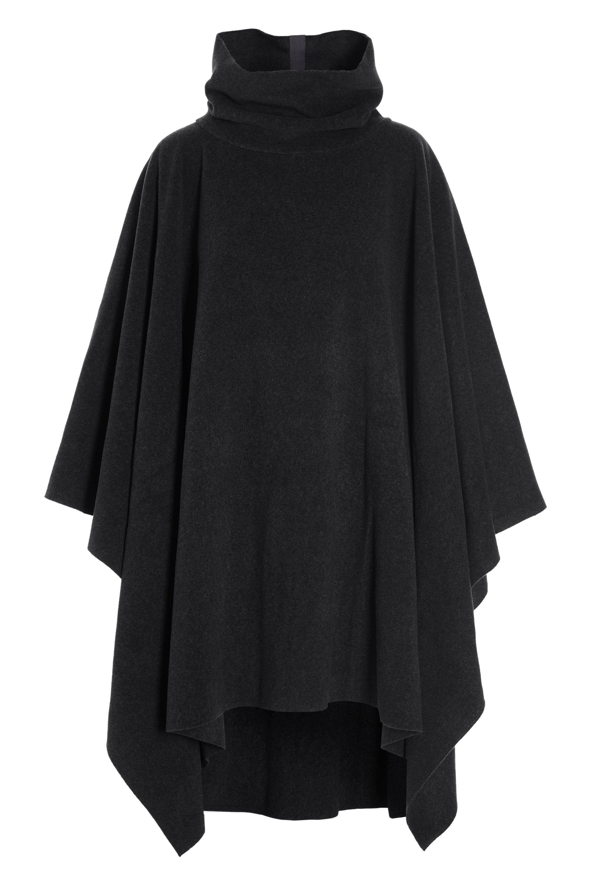 HENRIETTE STEFFENSEN COPENHAGEN LOUNGE PONCHO WOMEN - 4081 PONCHOS SOFT BLACK 914