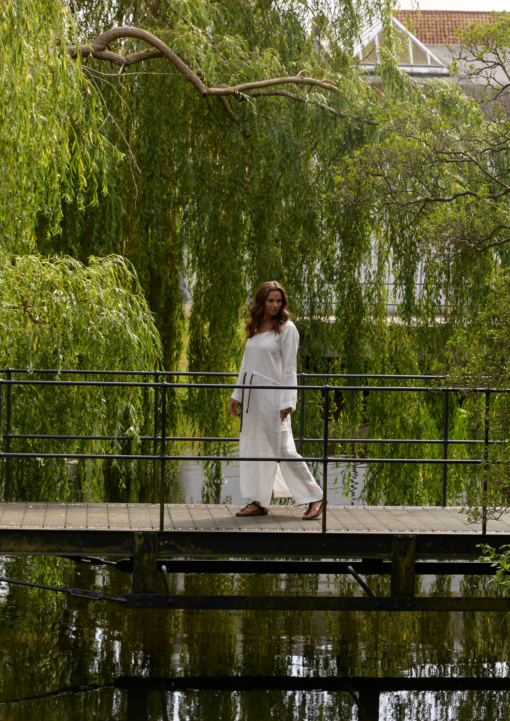 HENRIETTE STEFFENSEN COPENHAGEN MAXI DRESS - 83004 KJOLER IVORY 888