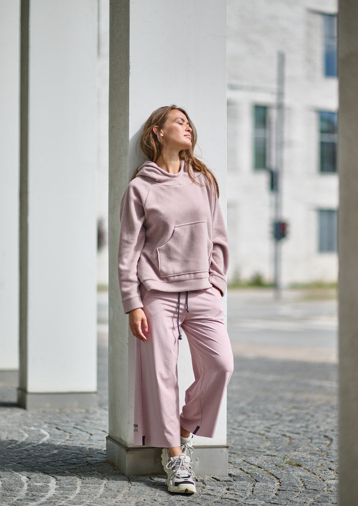 HENRIETTE STEFFENSEN COPENHAGEN NO WASTE FLARE TROUSERS - 99022NW BUKSER NUDE 401