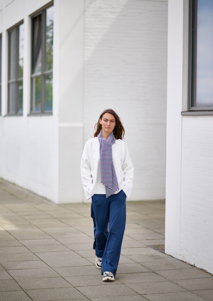HENRIETTE STEFFENSEN COPENHAGEN NO WASTE FLARE TROUSERS LONG - 99021NW BUKSER BLUE 500