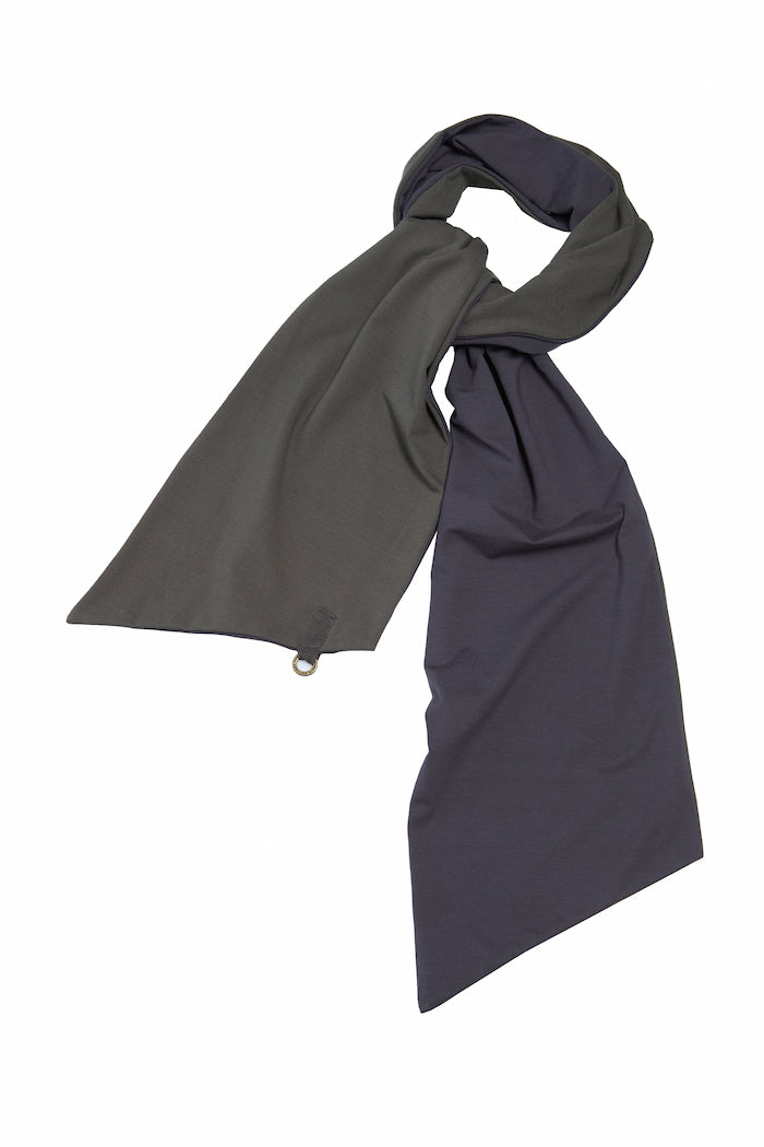 HENRIETTE STEFFENSEN COPENHAGEN NO WASTE SCARF - 94080NW SCARFS FORREST/DEEP BLUE 460
