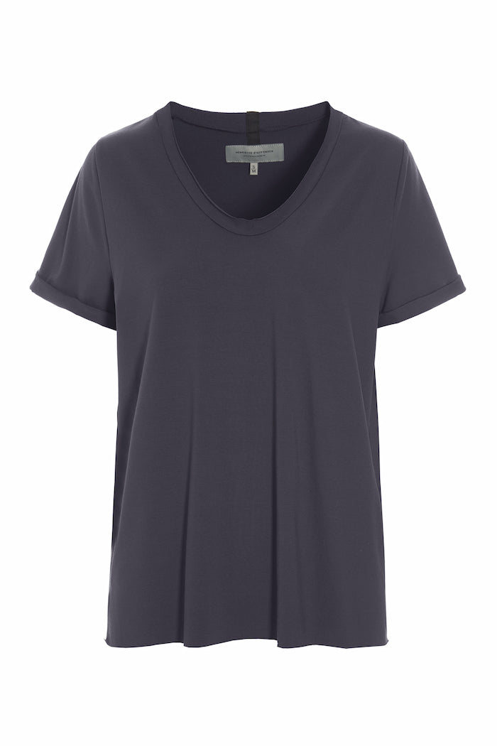 HENRIETTE STEFFENSEN COPENHAGEN NO WASTE TEE - 96095NW T-SHIRTS DEEP BLUE 502