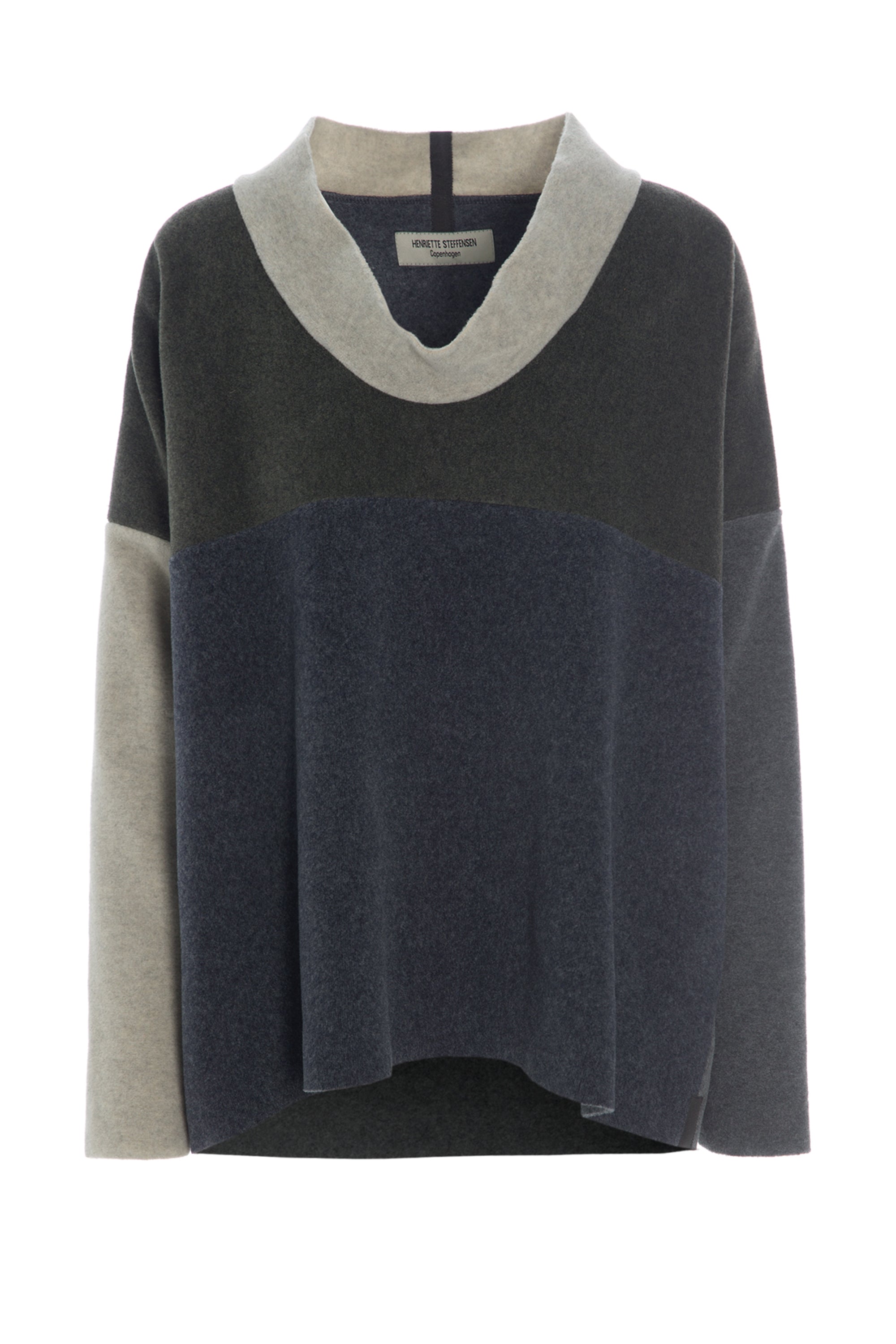 HENRIETTE STEFFENSEN COPENHAGEN NW SWEATER COLLAR- 1314 SWEATERS fleece MULTICOLOR 108