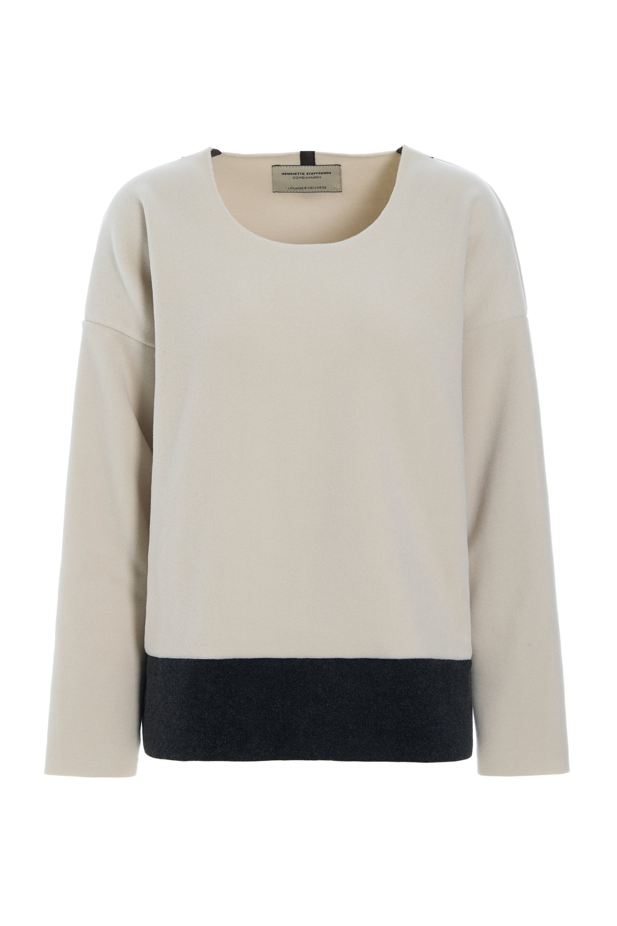 HENRIETTE STEFFENSEN COPENHAGEN ONE SIZE BLOUSE WOMEN - 1335 BLOUSES & SWEATERS KIT/SOFT BLACK 642