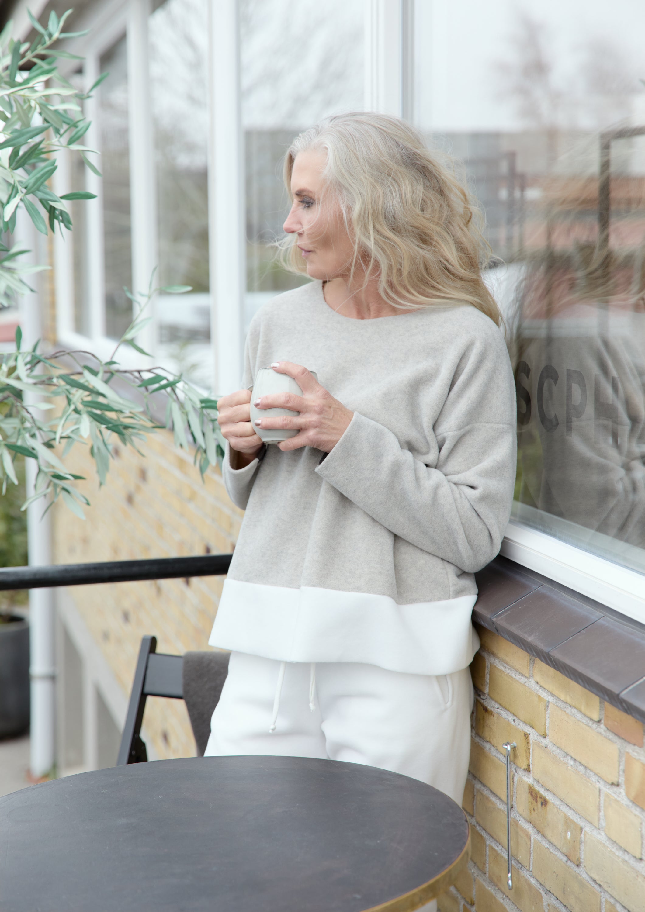 HENRIETTE STEFFENSEN COPENHAGEN ONE SIZE BLOUSE WOMEN - 1335 BLOUSES & SWEATERS SAND/OFF WHITE 450