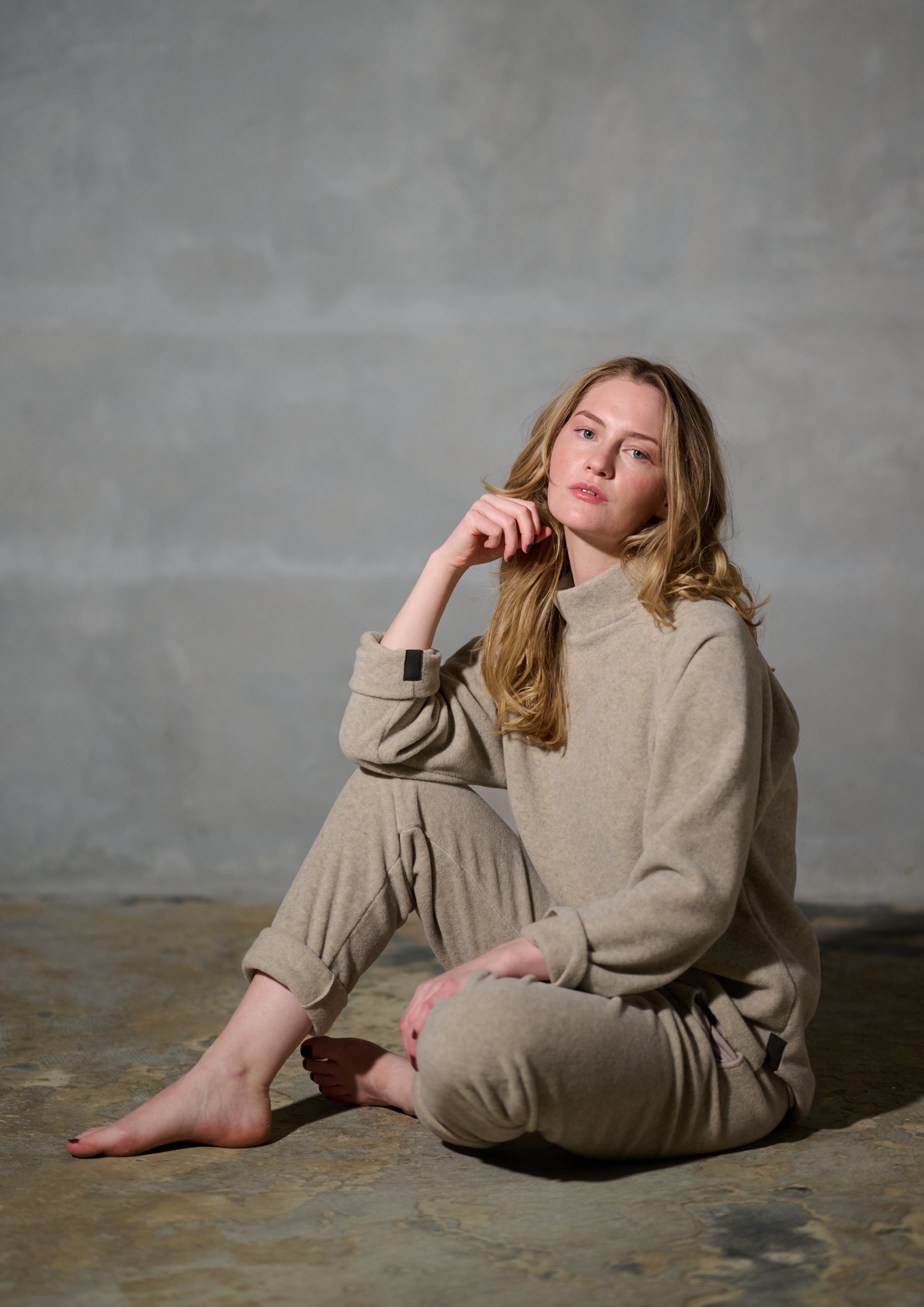 HENRIETTE STEFFENSEN COPENHAGEN ONE SIZE SWEATER WOMEN - 1460 BLOUSES & SWEATERS SAND 805