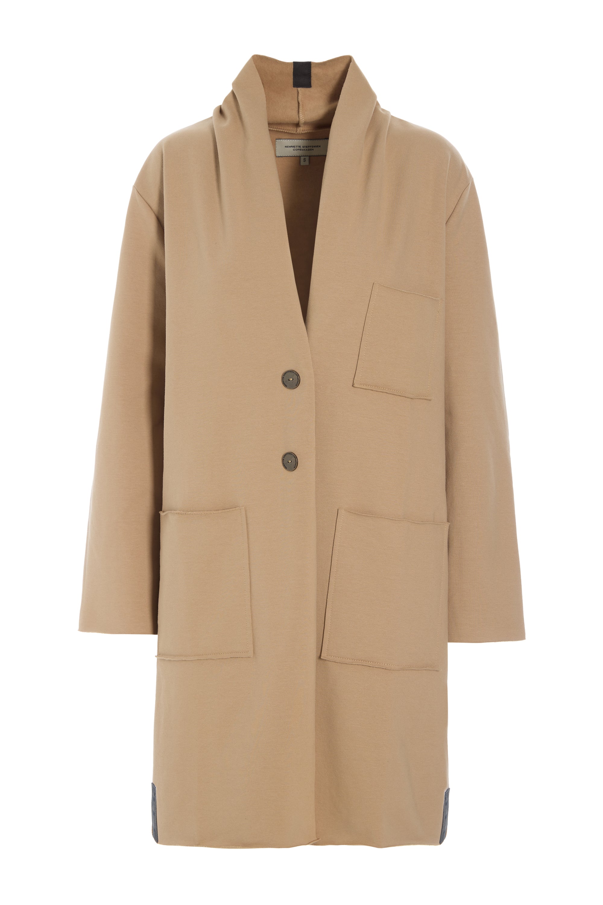 HENRIETTE STEFFENSEN COPENHAGEN OVERSIZED BLAZER - 77005 CARDIGANS CAMEL 815