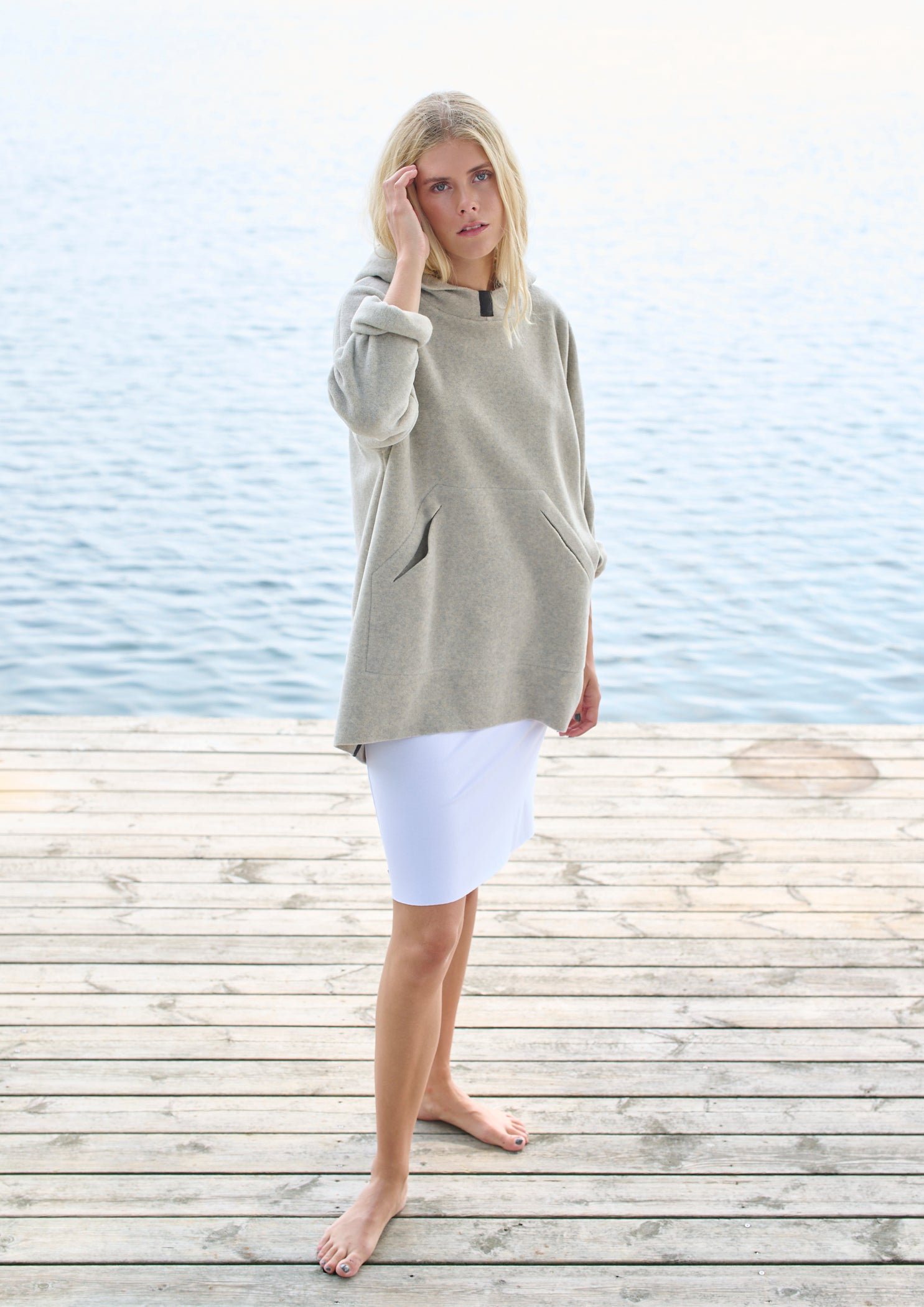 HENRIETTE STEFFENSEN COPENHAGEN OVERSIZE HOODIE - 7160 HOODIES SAND 805