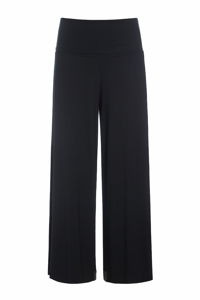 HENRIETTE STEFFENSEN COPENHAGEN PANTS FOLD DOWN WAIST - 99016 BUKSER BLACK 900