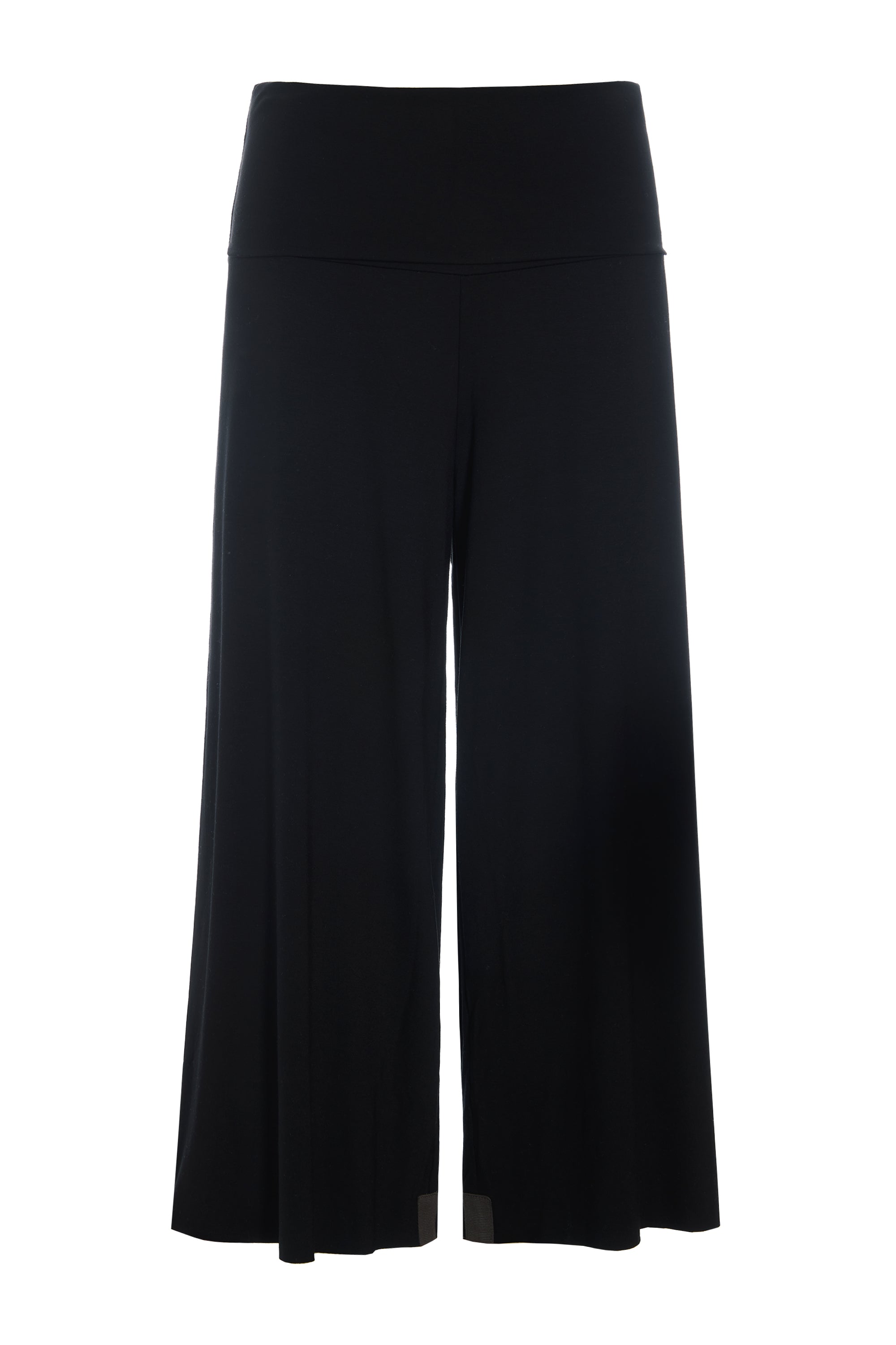 HENRIETTE STEFFENSEN COPENHAGEN PANTS FOLD DOWN WAIST 3/4 - 99017 BUKSER BLACK 900