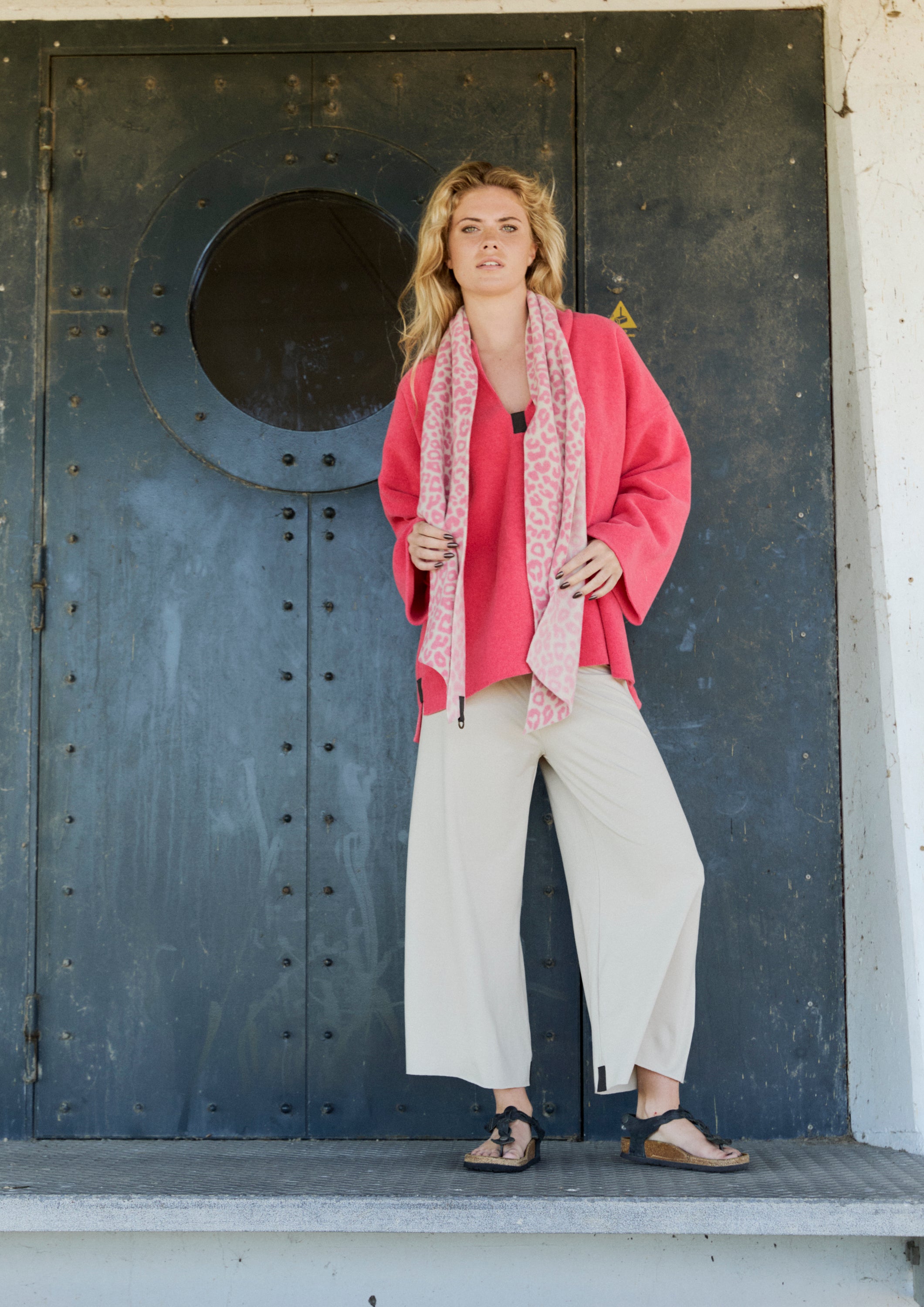 HENRIETTE STEFFENSEN COPENHAGEN PANTS FOLD DOWN WAIST 3/4 - 99017 BUKSER KIT 831