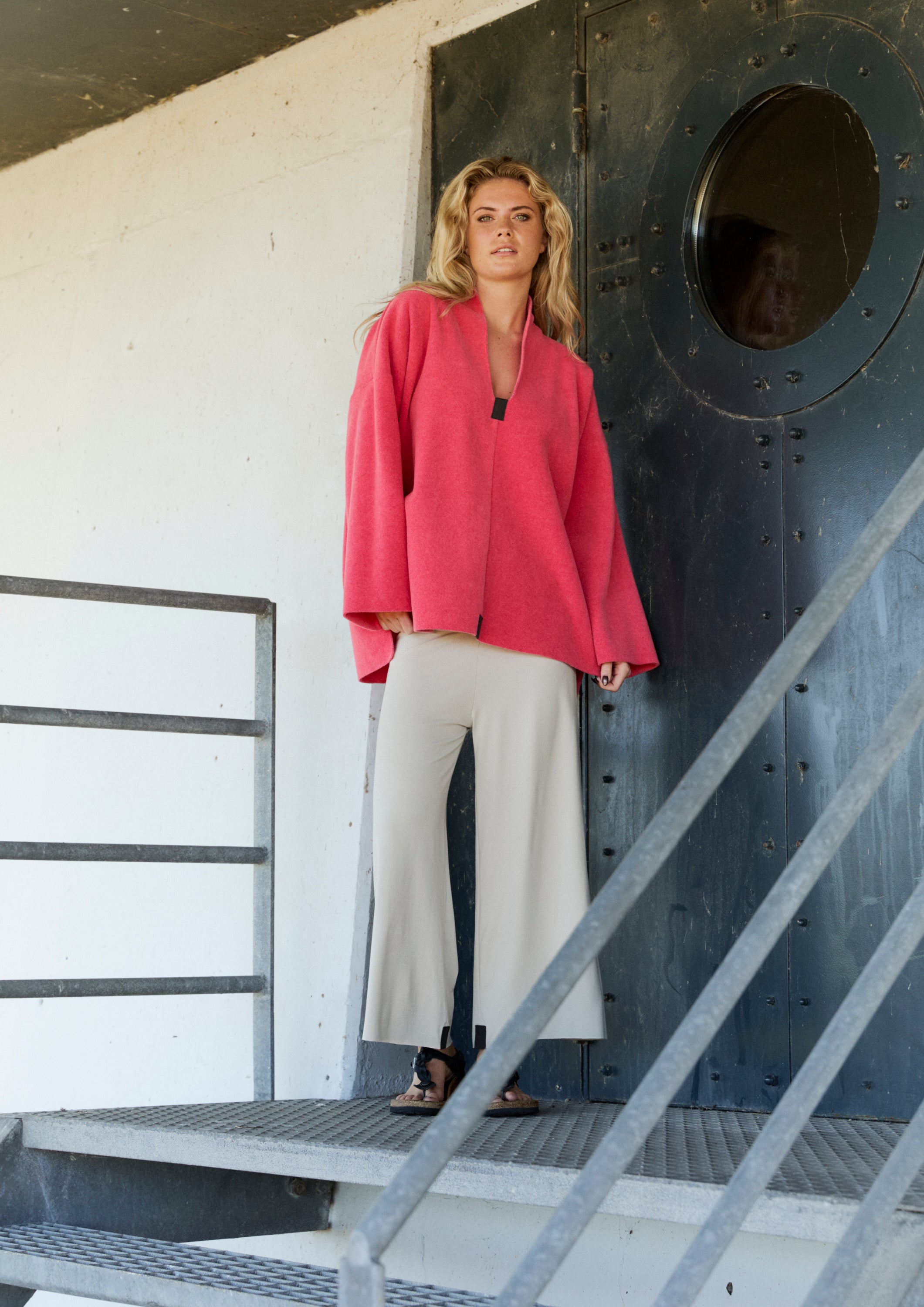 HENRIETTE STEFFENSEN COPENHAGEN PANTS FOLD DOWN WAIST 3/4 - 99017 BUKSER KIT 831