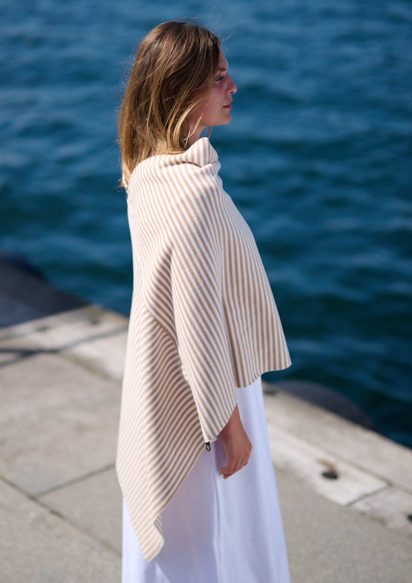 HENRIETTE STEFFENSEN COPENHAGEN PONCHO - 4026 PONCHOS STRIPES C&O 789