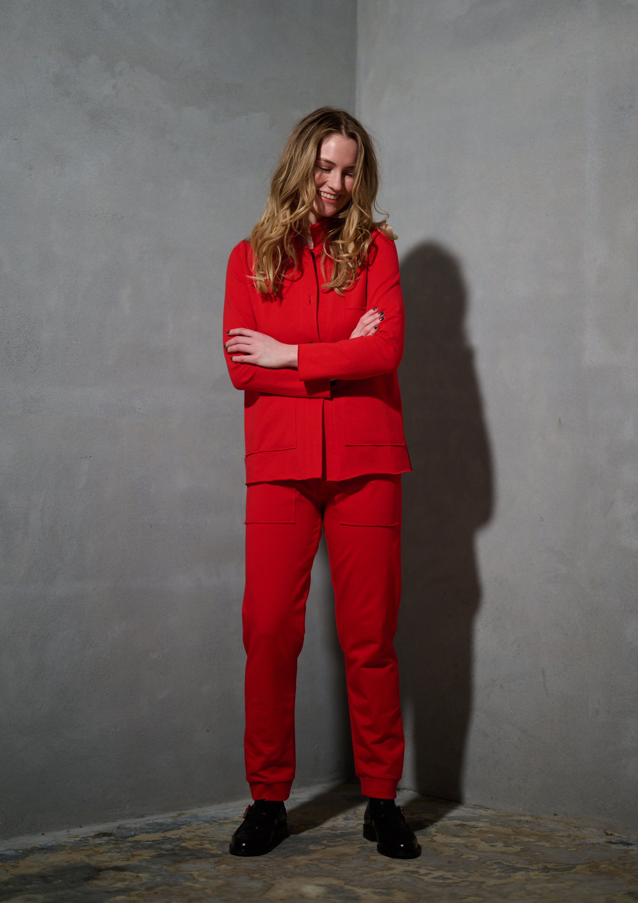 HENRIETTE STEFFENSEN COPENHAGEN SAFARI JACKET - 77004 CARDIGANS TOMATO 845