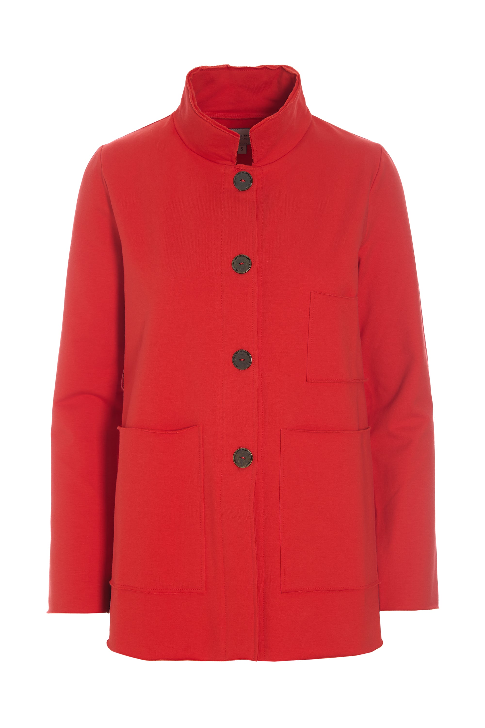 HENRIETTE STEFFENSEN COPENHAGEN SAFARI JACKET - 77004 CARDIGANS TOMATO 845